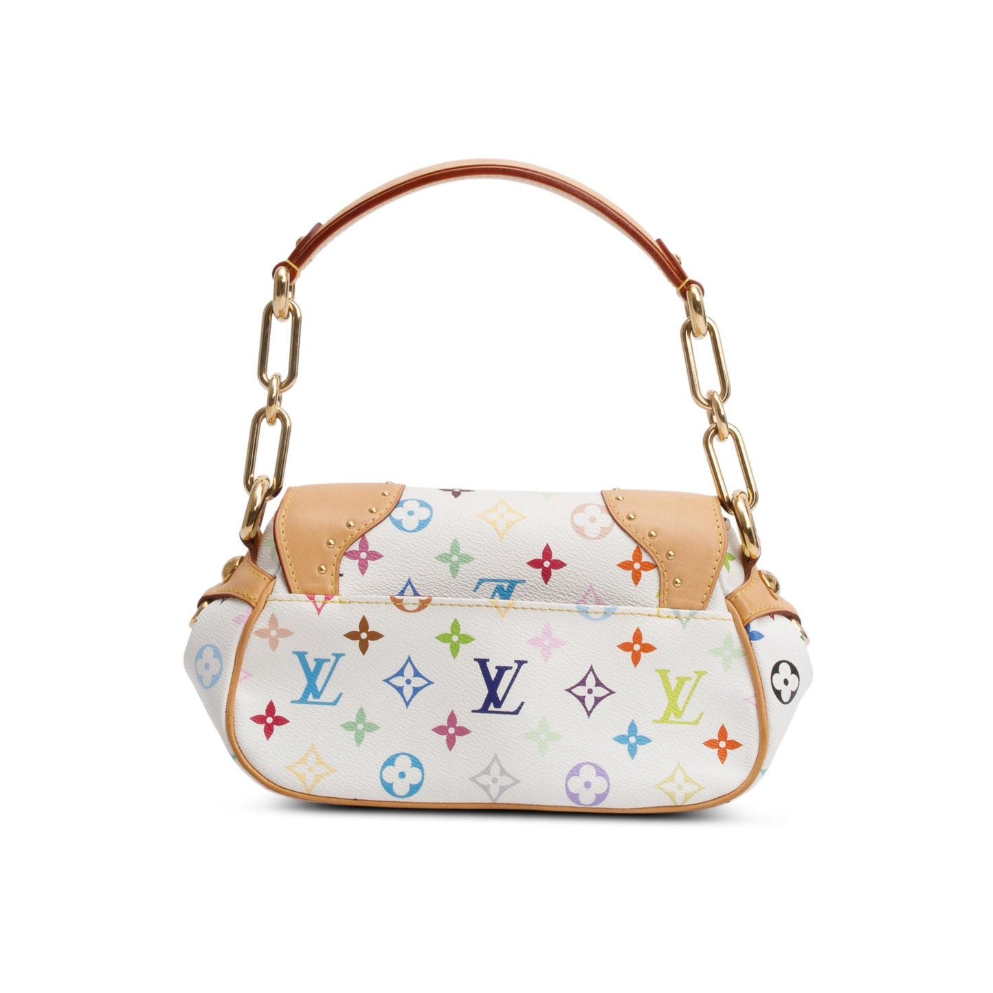 Louis Vuitton White Multicolor Monogram Marilyn Shoulder Bag