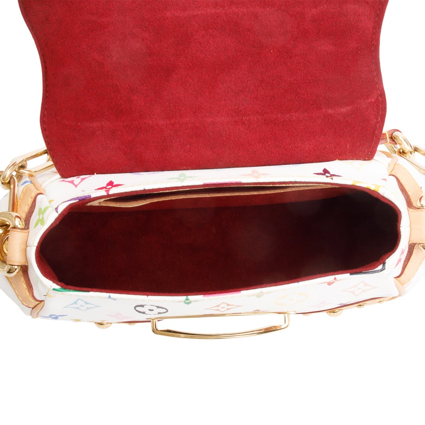 Louis Vuitton White Multicolor Monogram Marilyn Shoulder Bag