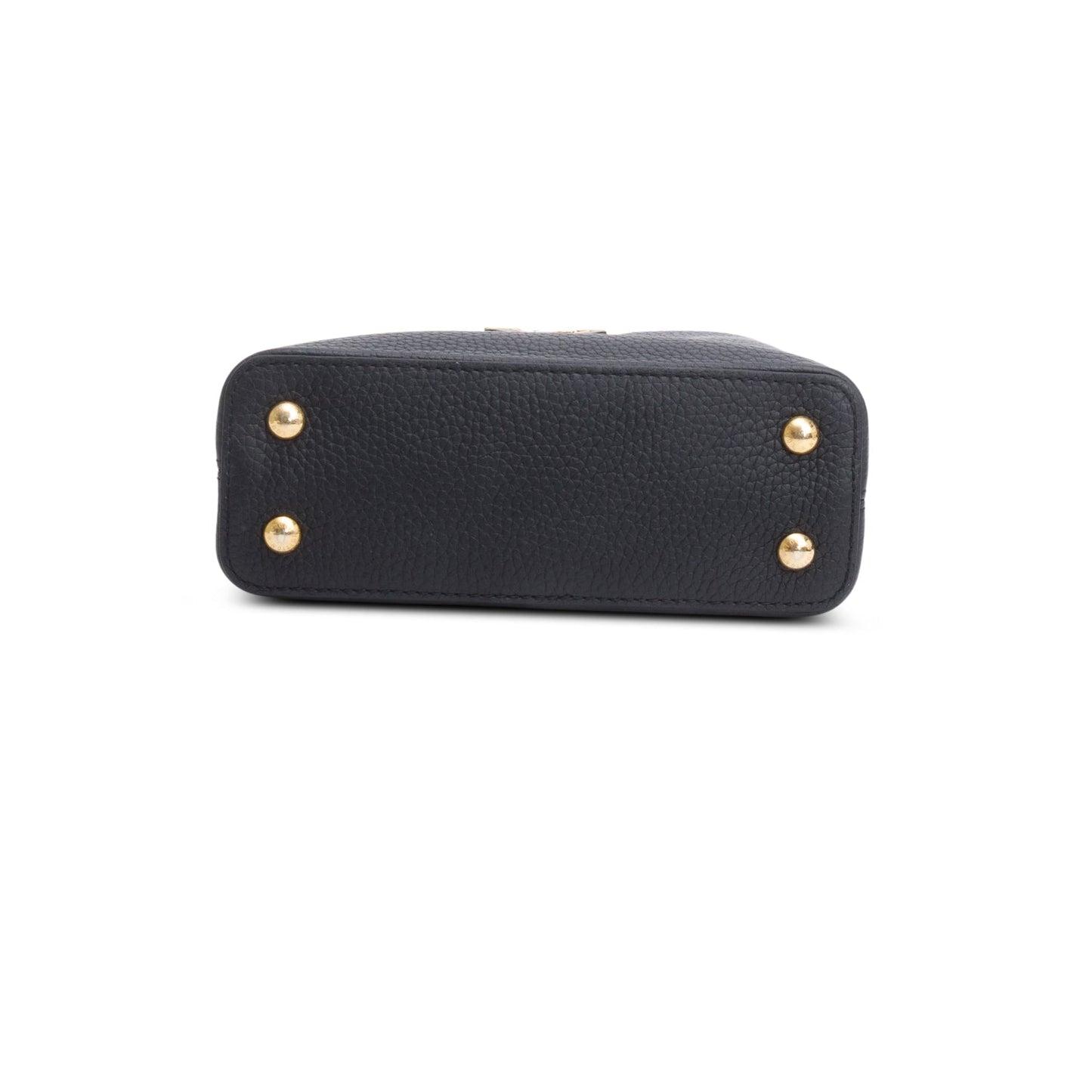 Louis Vuitton Black Taurillon Leather Mini Capucines