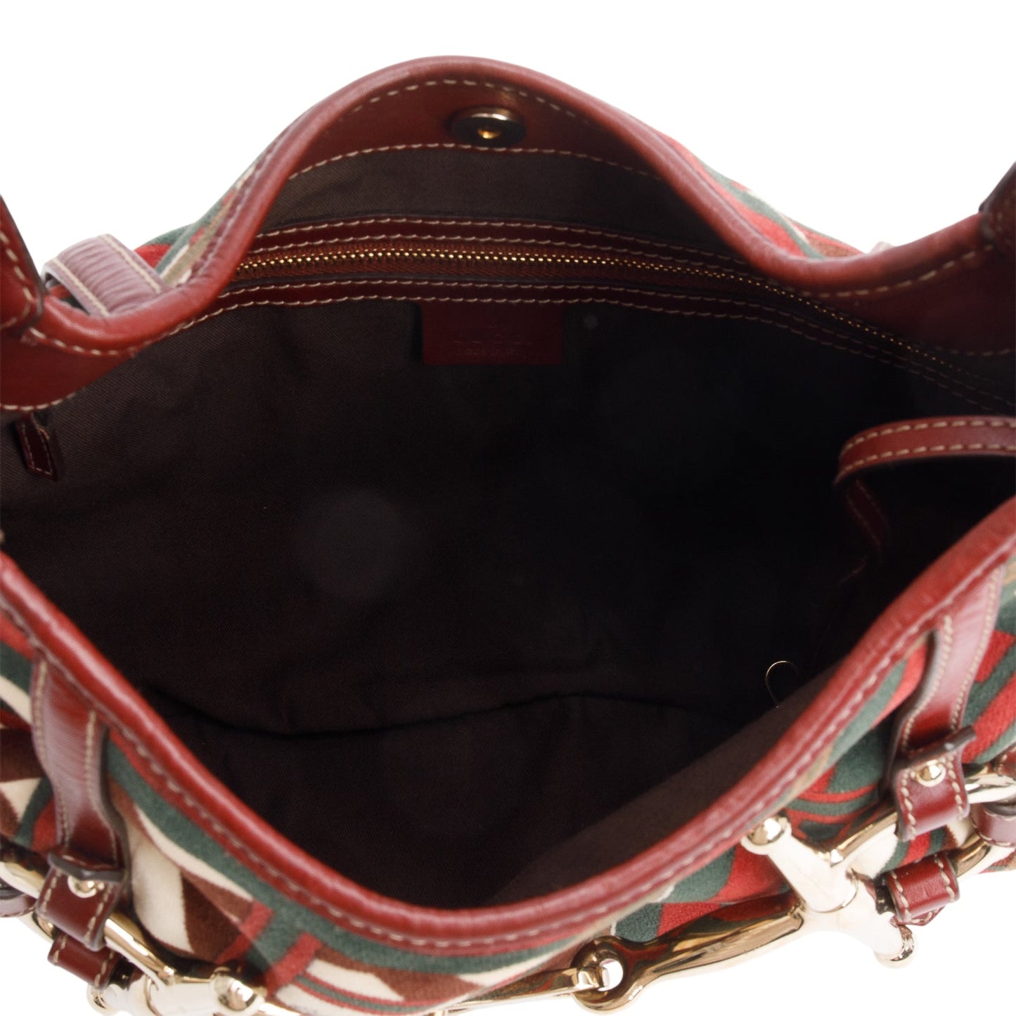 Gucci Red Velvet Horse Bit 85th Anniversary Edition Small Hobo Bag