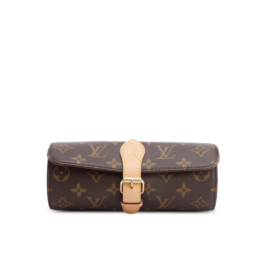 Louis Vuitton Monogram 3 Watch Travel Case