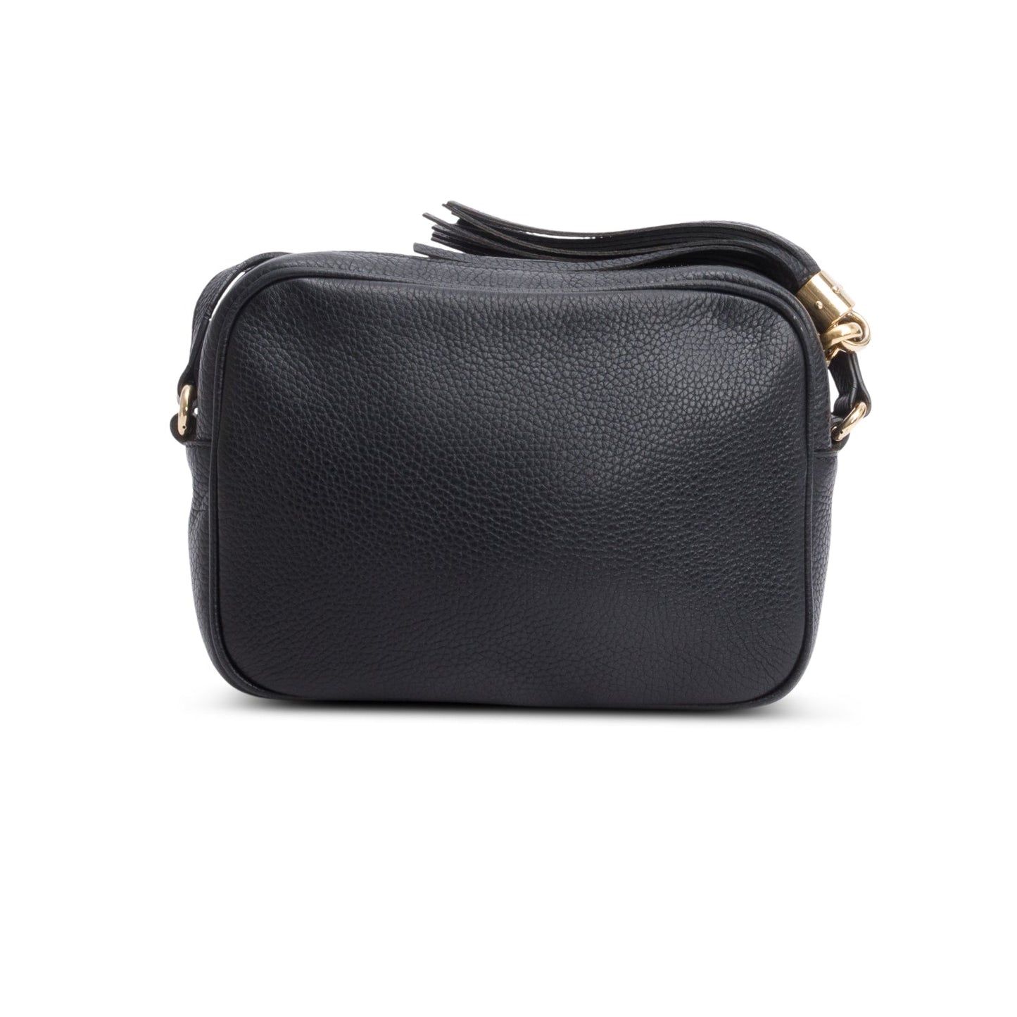 Gucci Black Pebbled Calfskin Small Soho Disco Bag