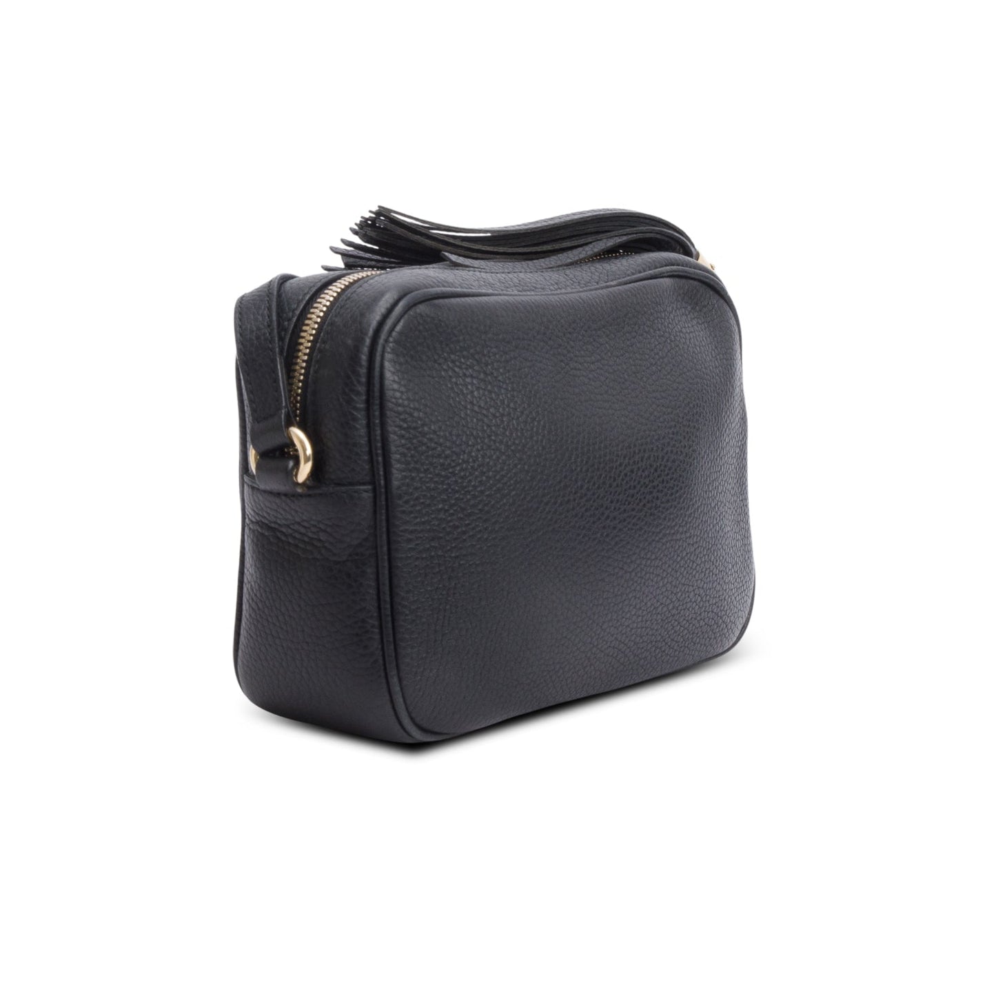 Gucci Black Pebbled Calfskin Small Soho Disco Bag