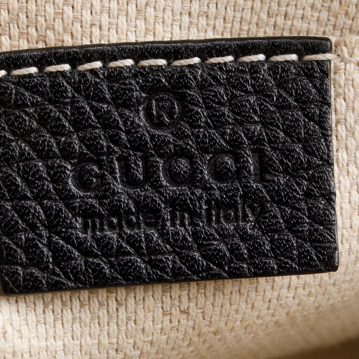 Gucci Black Pebbled Calfskin Small Soho Disco Bag