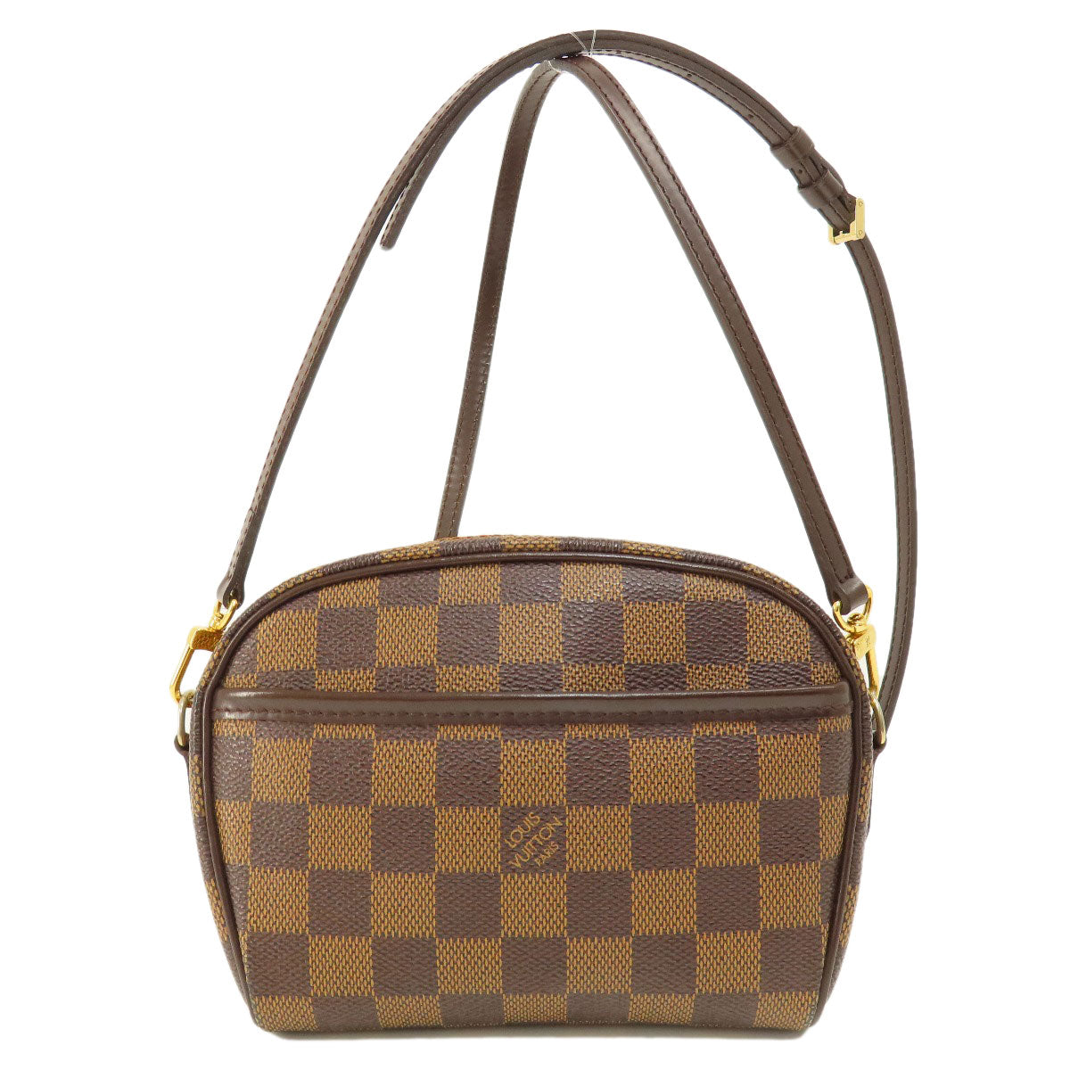 LOUIS VUITTON Shoulder Bag N51296 Damier canvas Brown Pochette Ipanema PM Damier Ebene Women