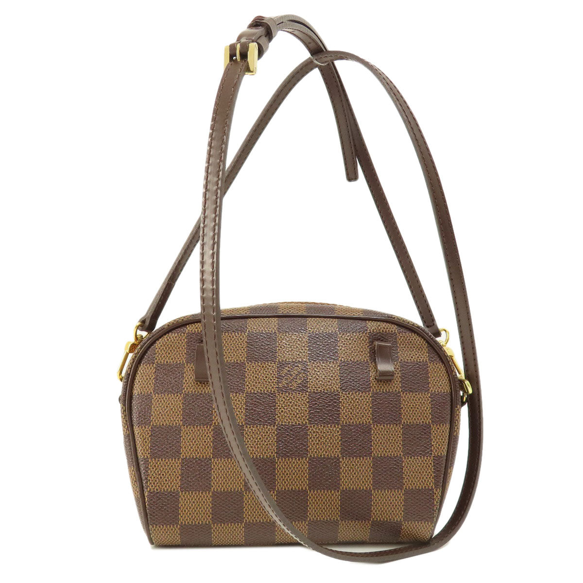 LOUIS VUITTON Shoulder Bag N51296 Damier canvas Brown Pochette Ipanema PM Damier Ebene Women