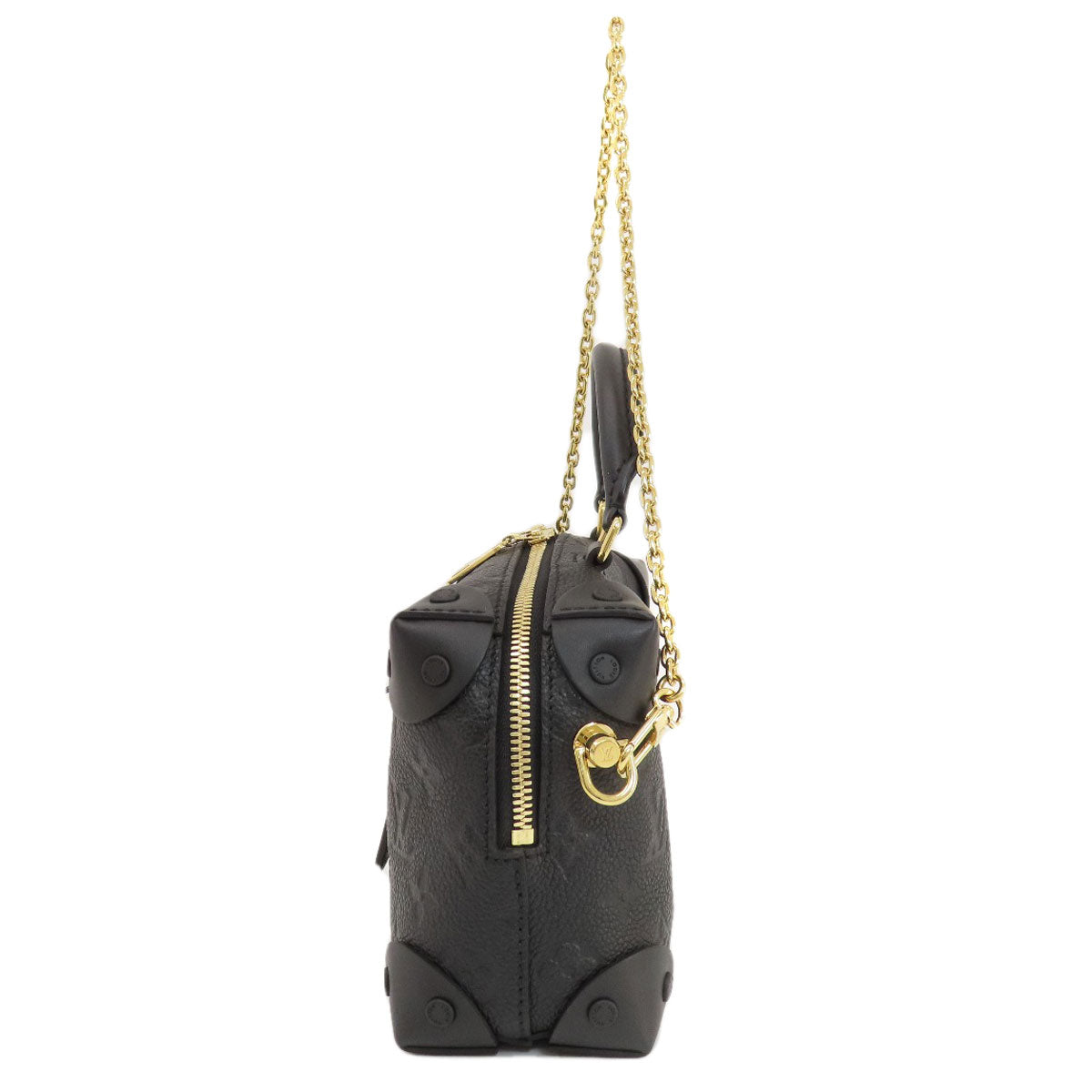 LOUIS VUITTON Shoulder Bag M45393 Monogram Ann Platt black Petit Maru Suple Women