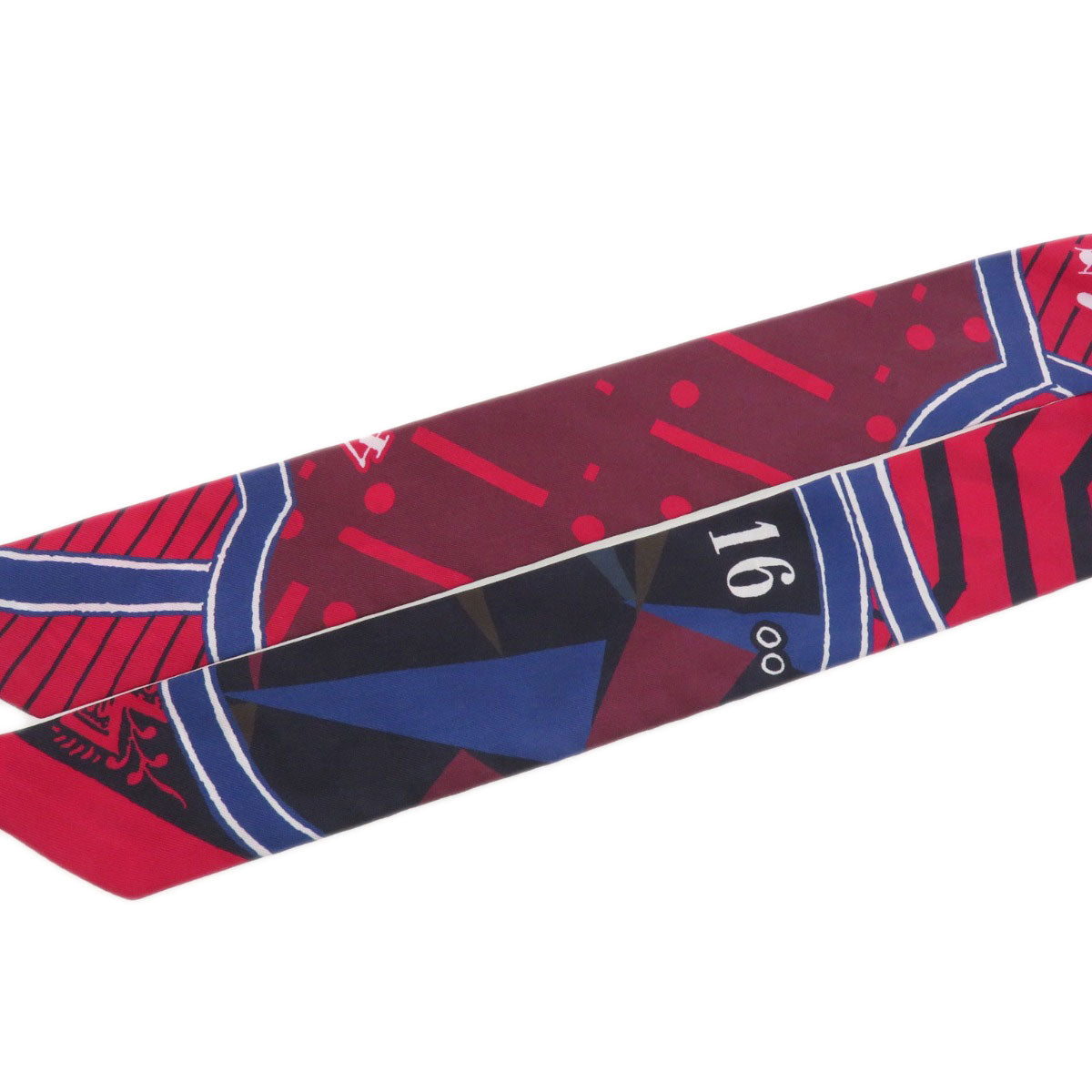 HERMES scarf silk Red Twilly Women