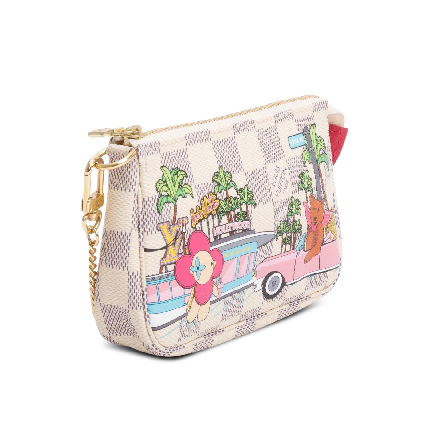 Louis Vuitton 2021 Damier Azur Animation Hollywood Mini Pochette Accessoires