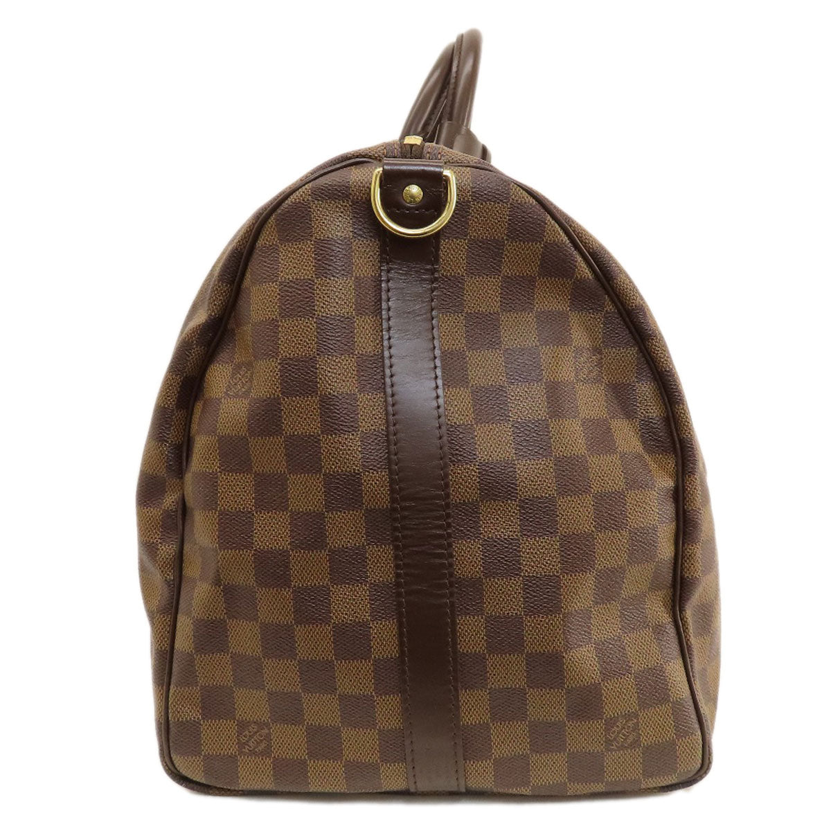 LOUIS VUITTON Boston Duffel bag N41414 Damier canvas Brown Keepall bandouliere55 Damier Ebene Women