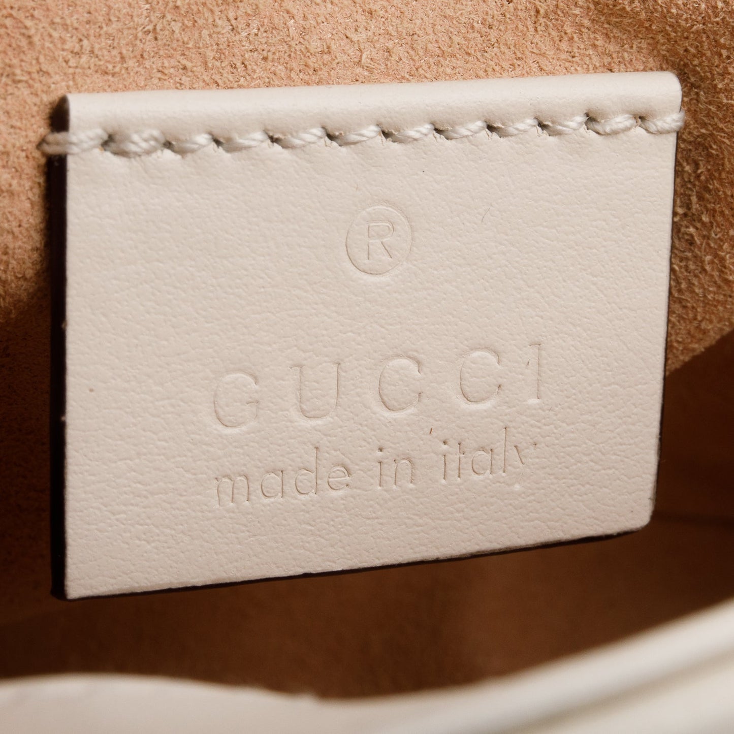 Gucci White GG Marmont Matelasse Leather Mini Shoulder Bag