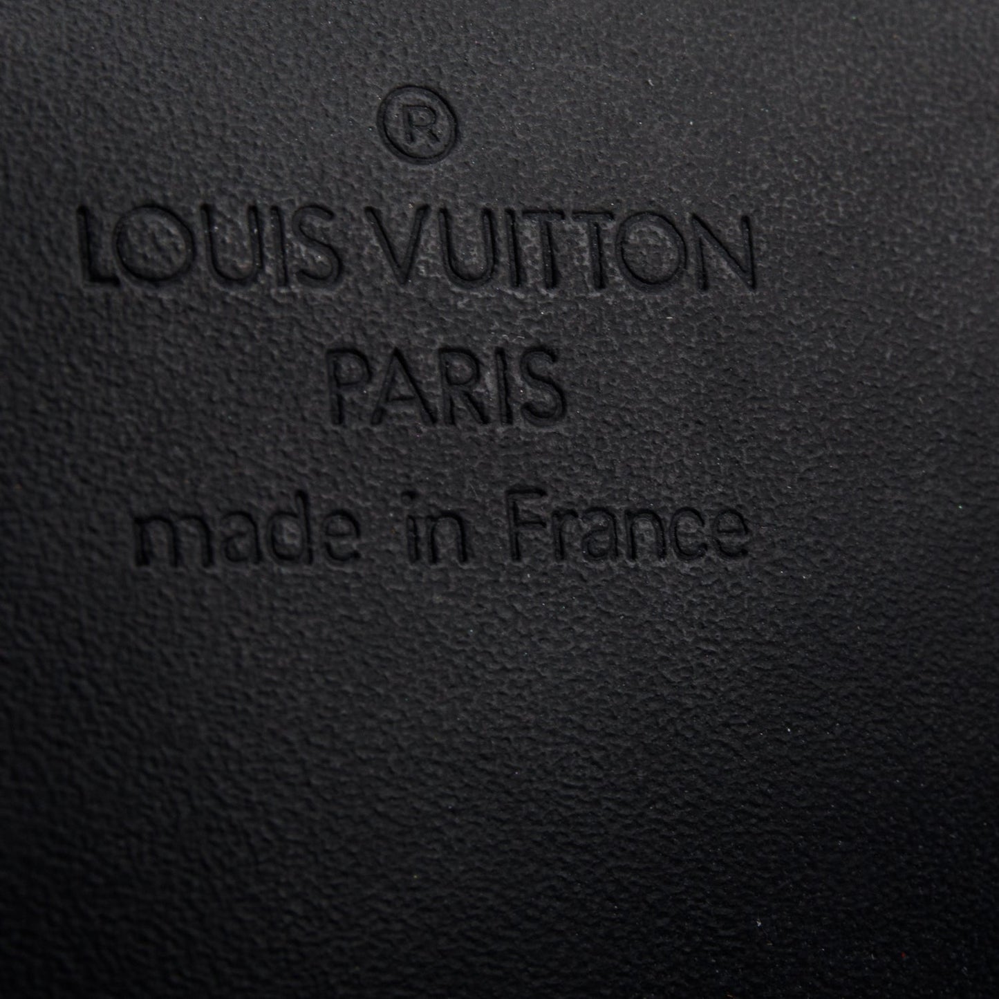 Louis Vuitton Black Monogram Vernice Glace Leather Anouchka Pochette