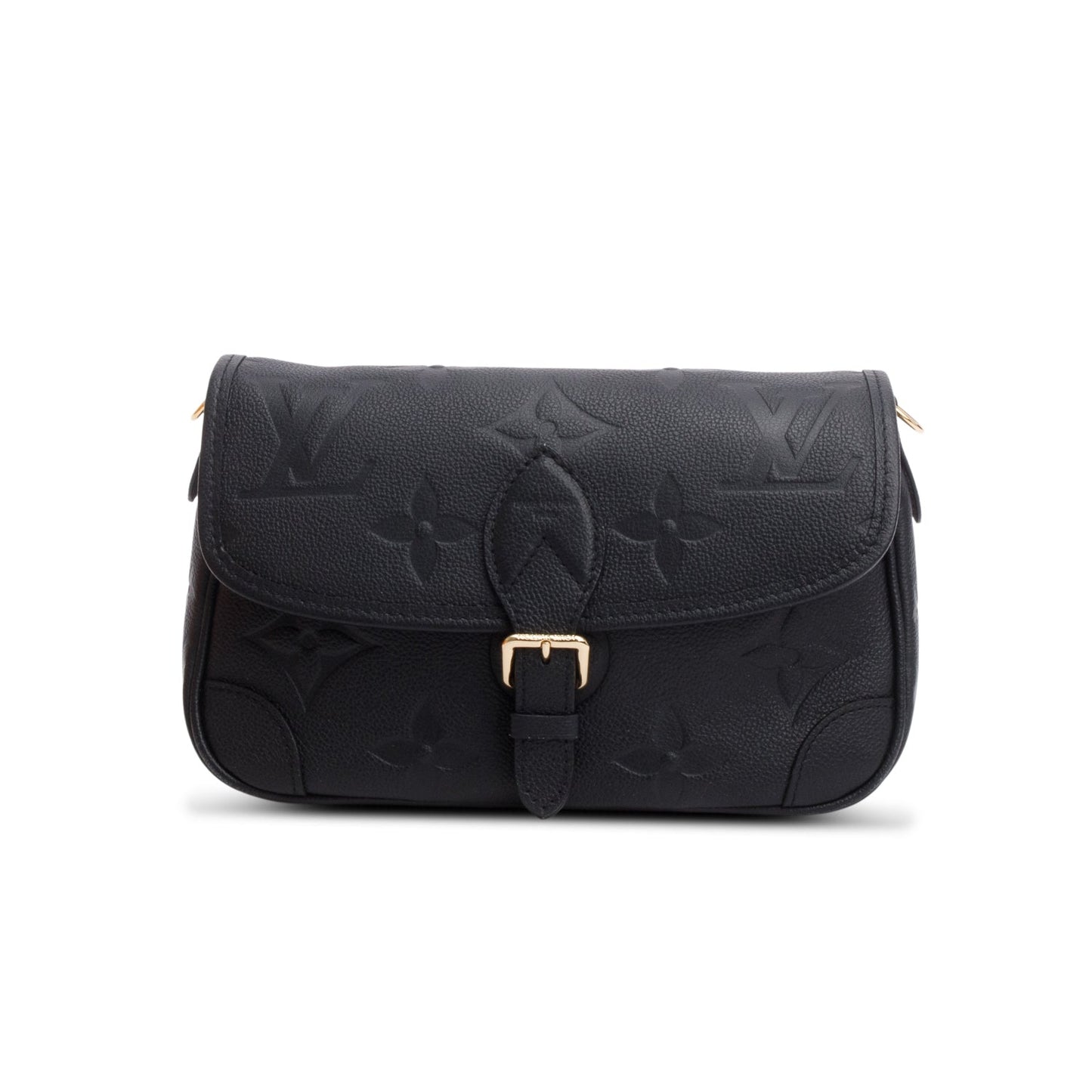 Louis Vuitton 2025 Black Monogram Empreinte Diane