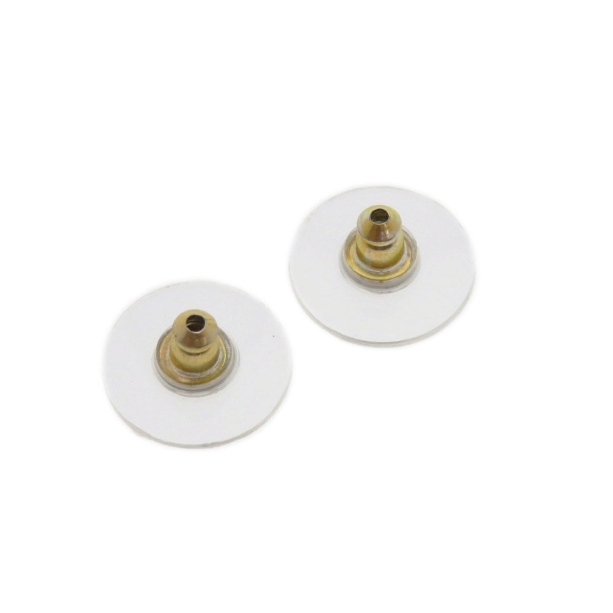 CHANEL Pierce metallic Silver COCO Mark