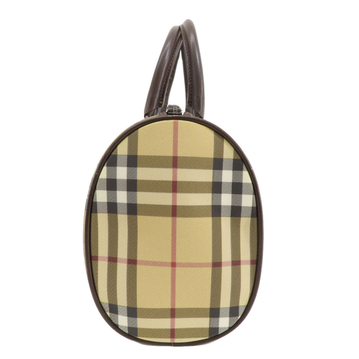 BURBERRY Handbag canvas beige Nova Check