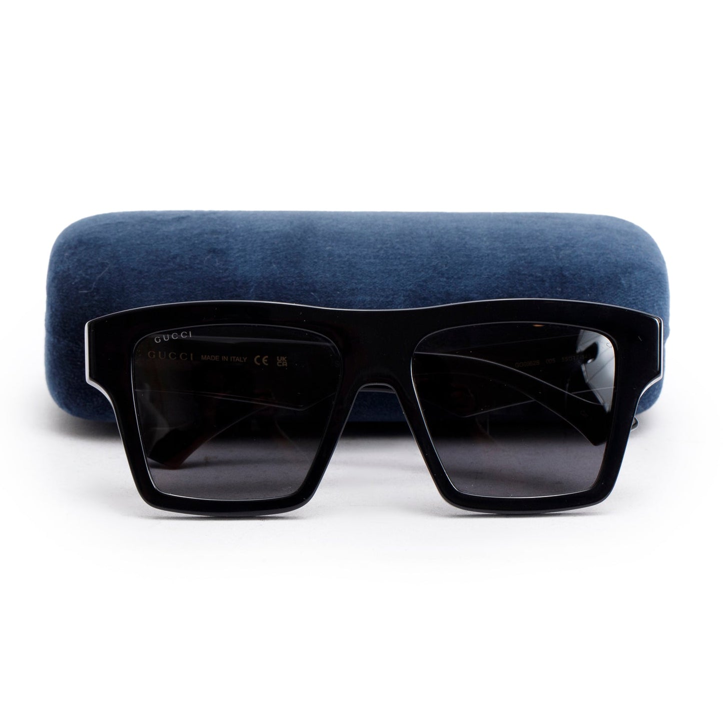 Gucci GG0962S Black Acetate Square Frame Sunglasses