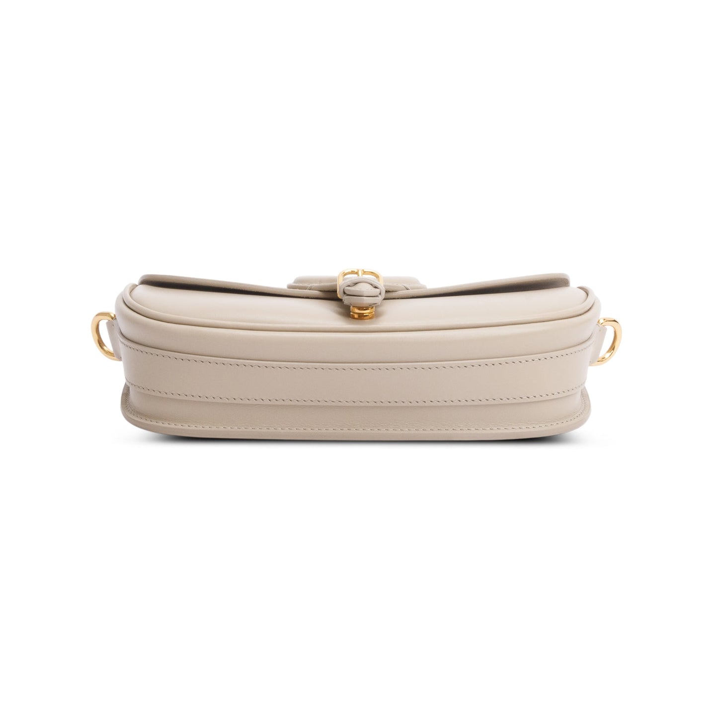 Christian Dior 2022 Taupe Box Calfskin East-West Bobby Bag
