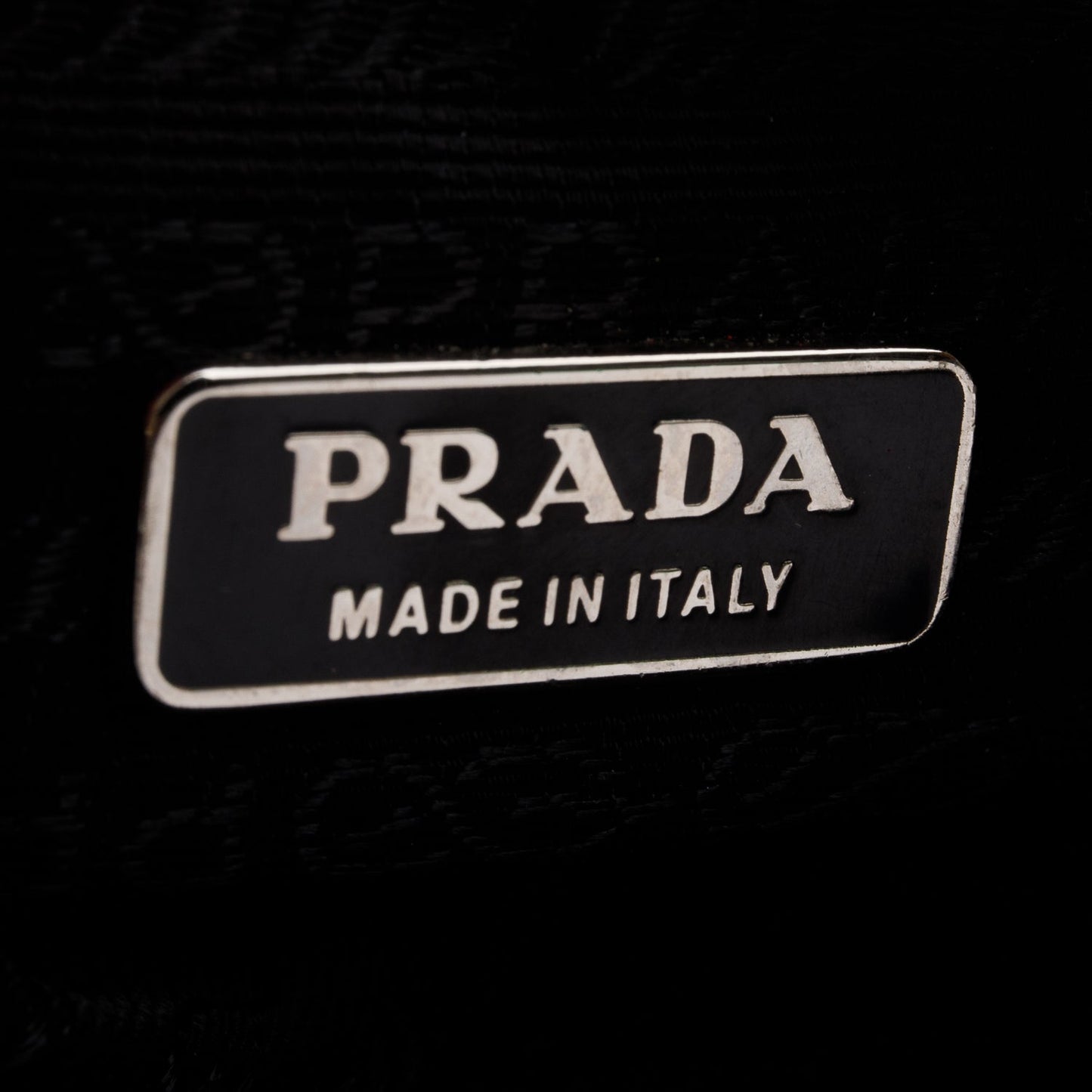 Prada Black Tessuto Nylon Pochette