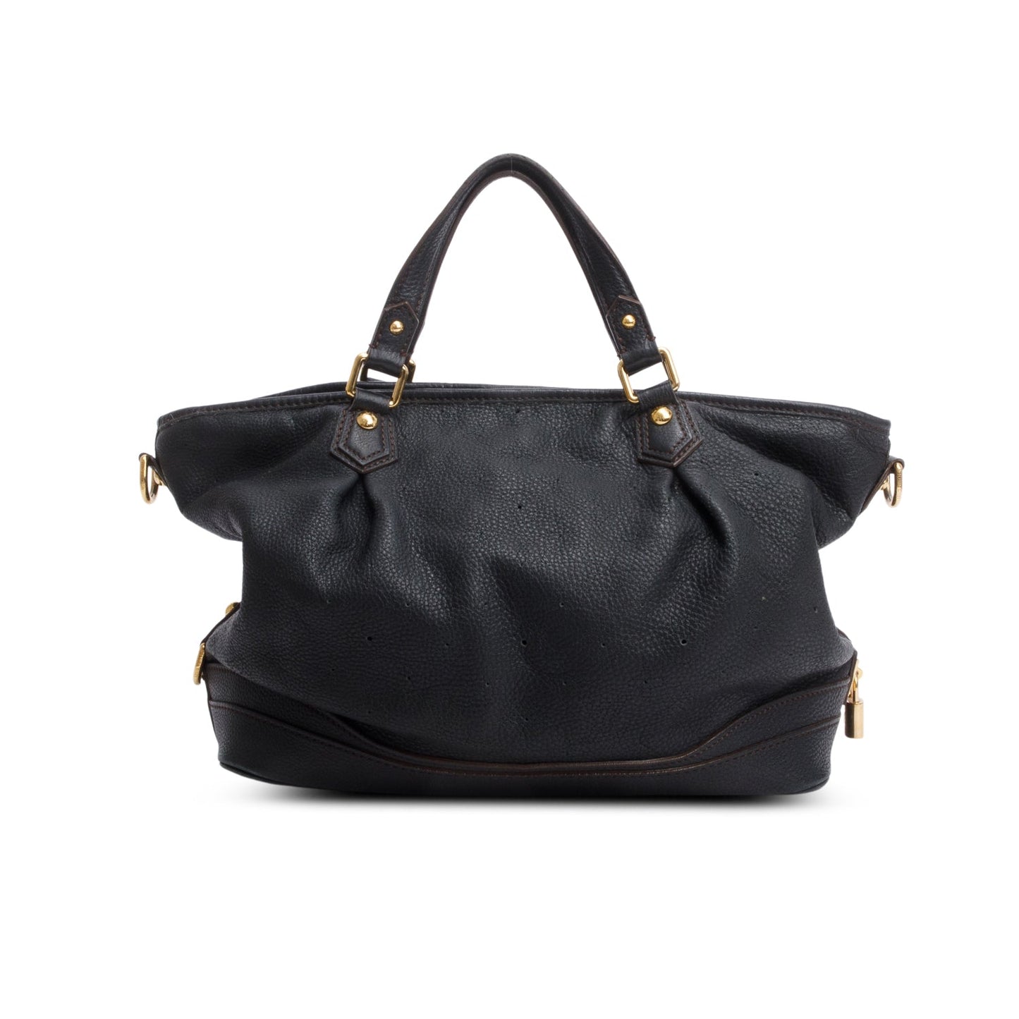 Louis Vuitton Black Leather Mahina Stella PM