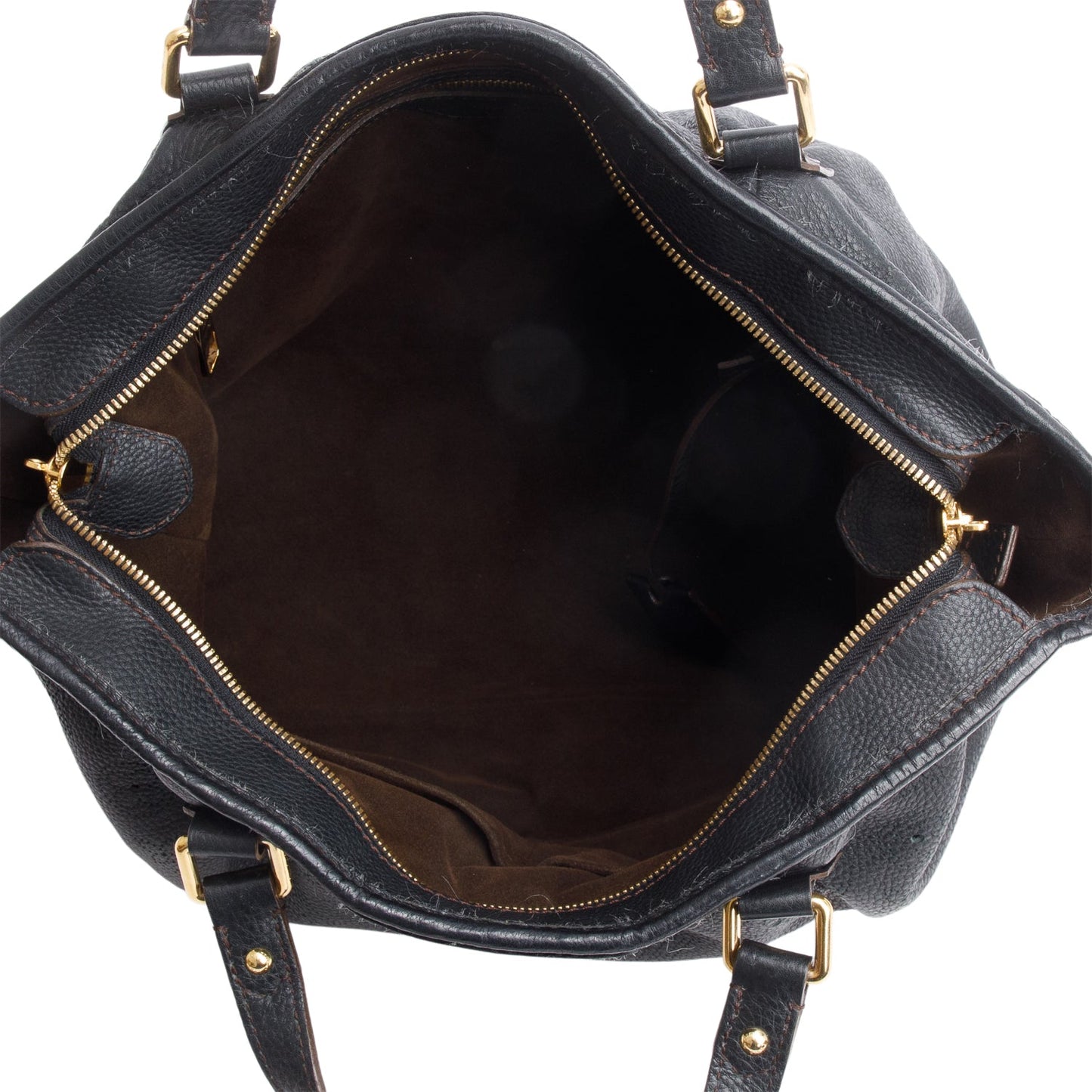 Louis Vuitton Black Leather Mahina Stella PM