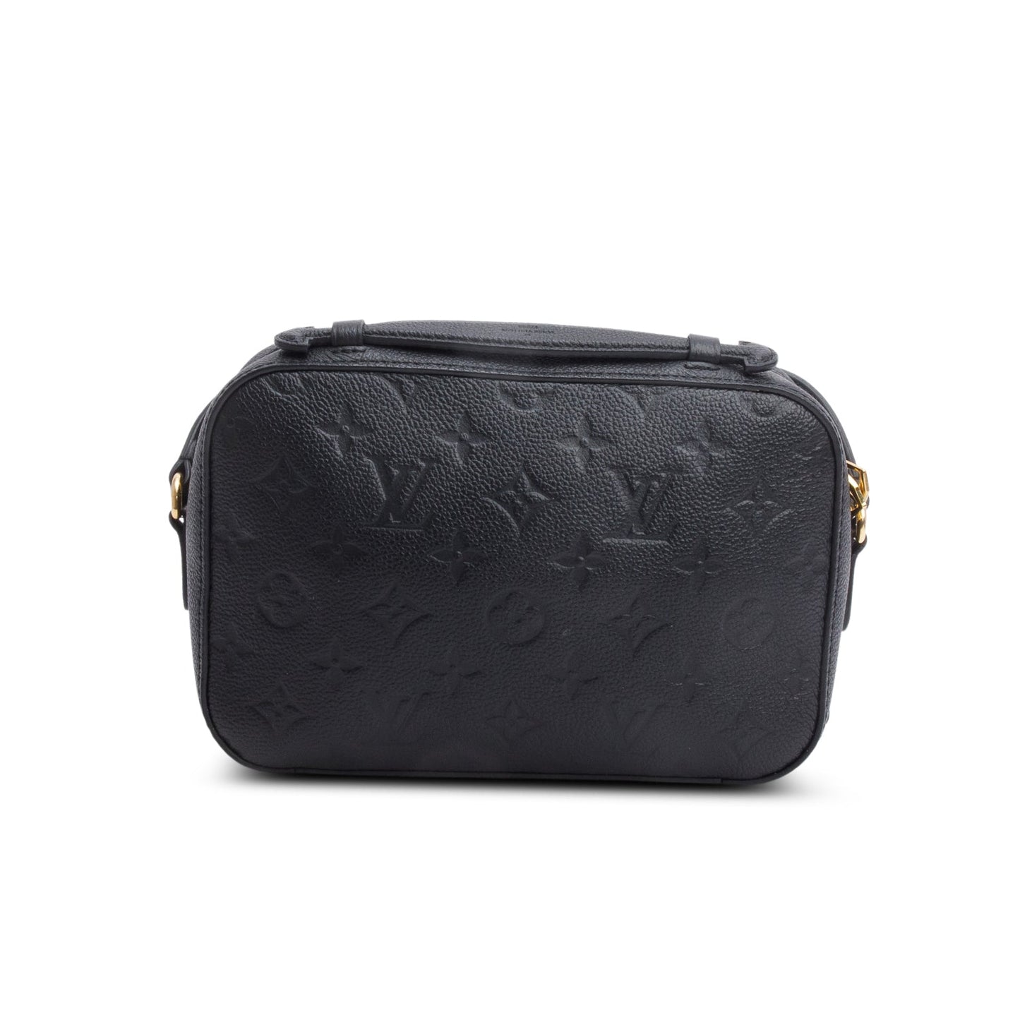 Louis Vuitton Black Monogram Empreinte Leather Saintonge Bag