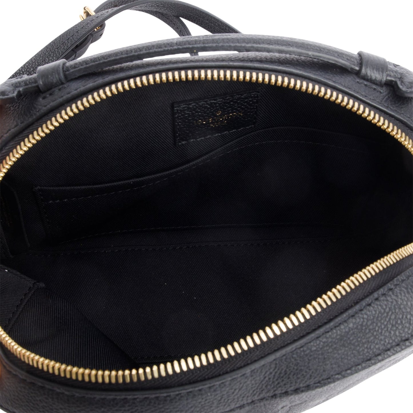 Louis Vuitton Black Monogram Empreinte Leather Saintonge Bag
