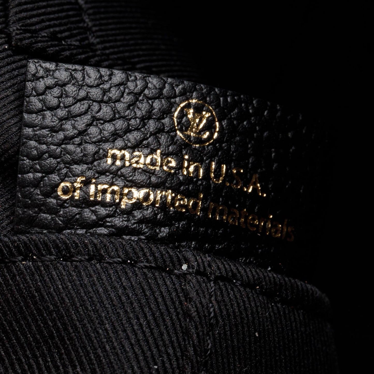 Louis Vuitton Black Monogram Empreinte Leather Saintonge Bag