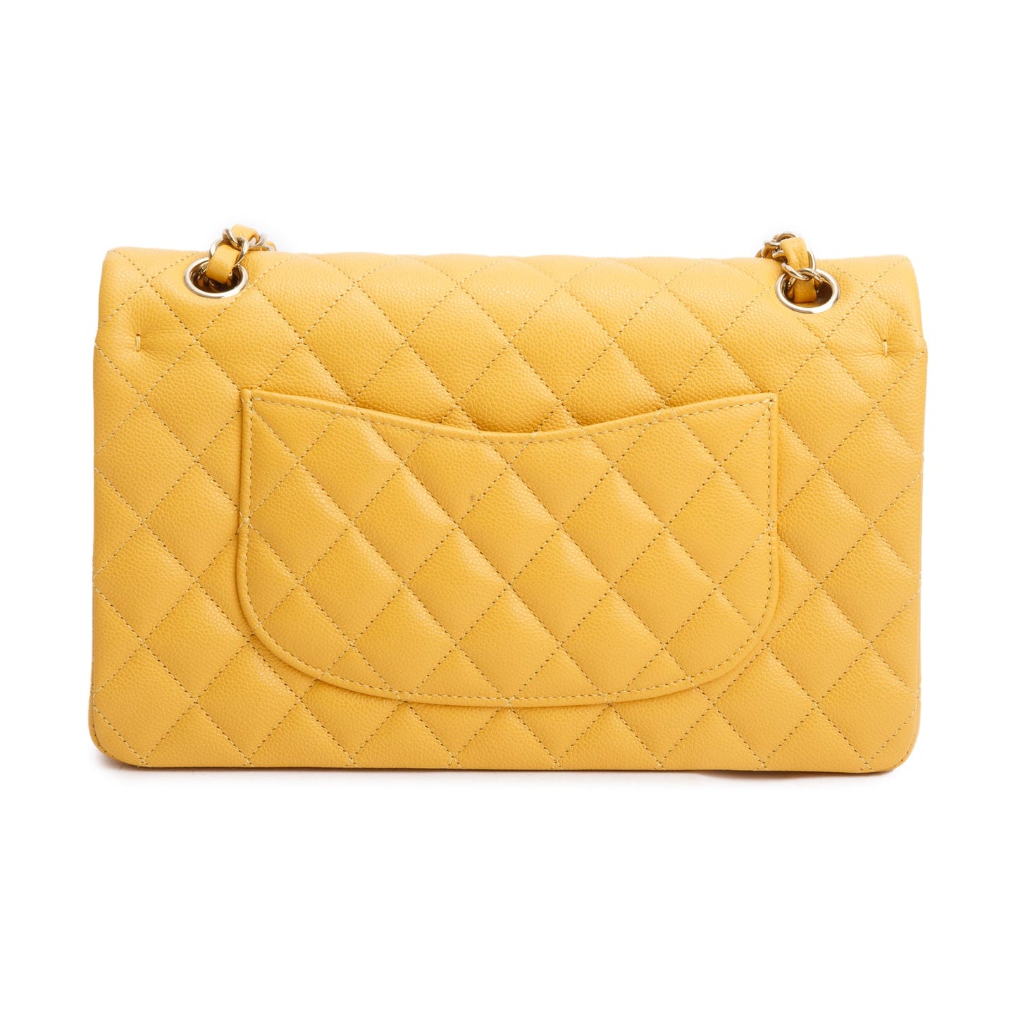 Chanel 2023 Quilted Caviar Leather Classic Medium Double Flap Bag