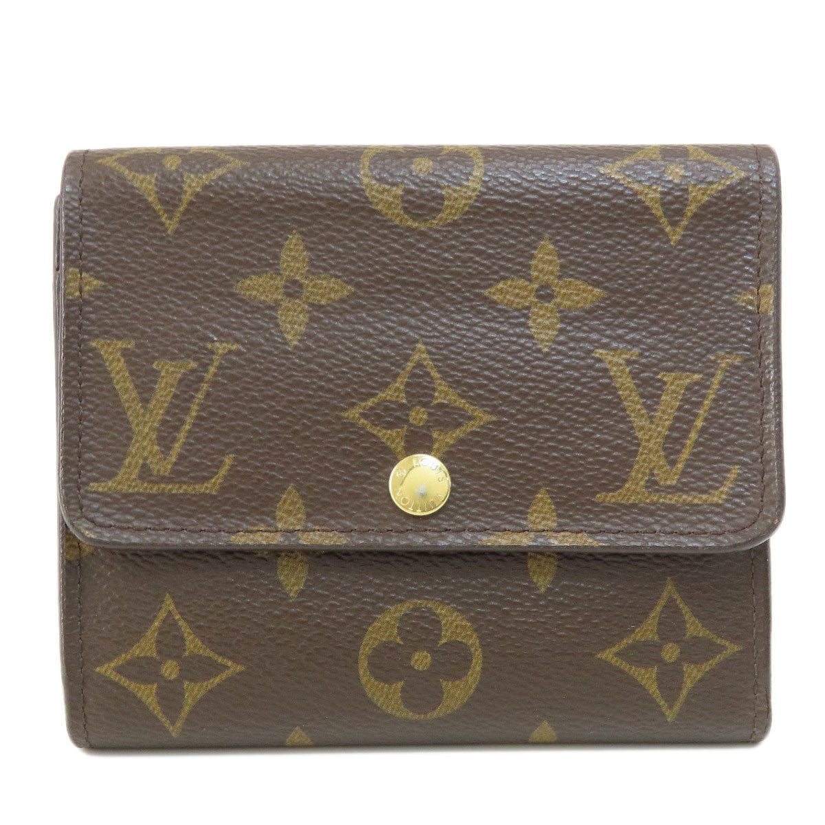 LOUIS VUITTON Bifold Wallet M60402 Monogram canvas Brown Portefeuille Anais Women