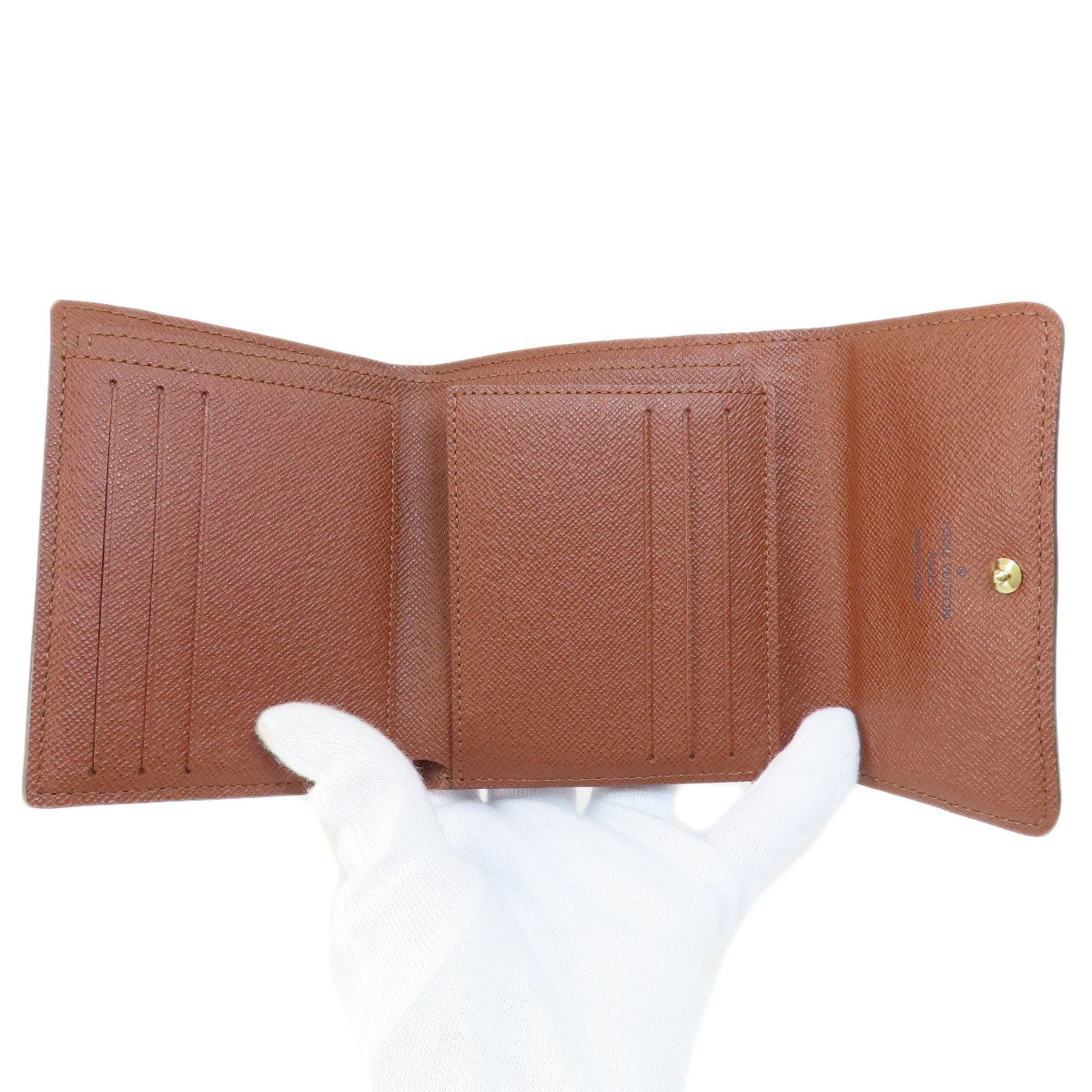 LOUIS VUITTON Bifold Wallet M60402 Monogram canvas Brown Portefeuille Anais Women