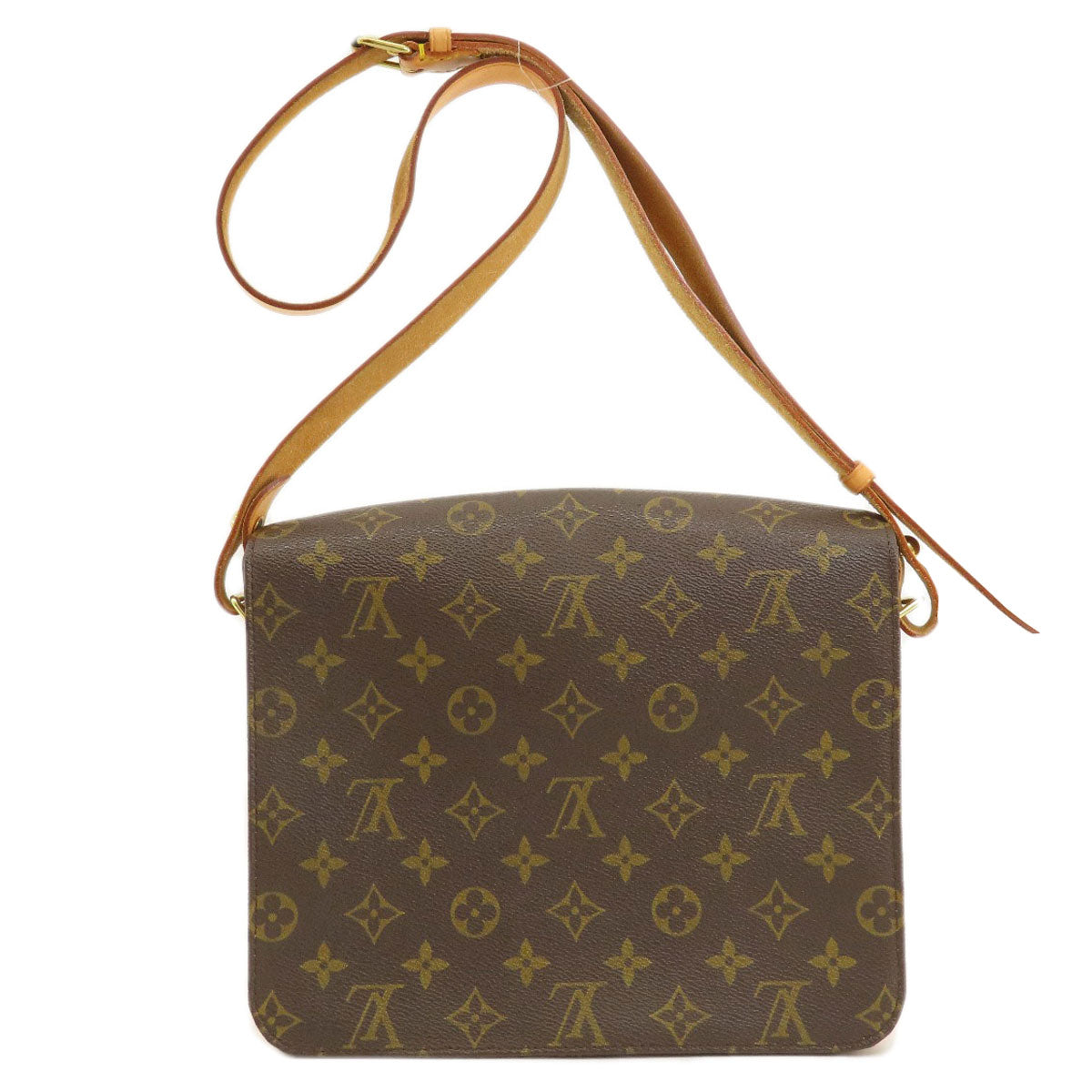 LOUIS VUITTON Shoulder Bag M51252 Monogram canvas Brown Cartouchiere monogram Women