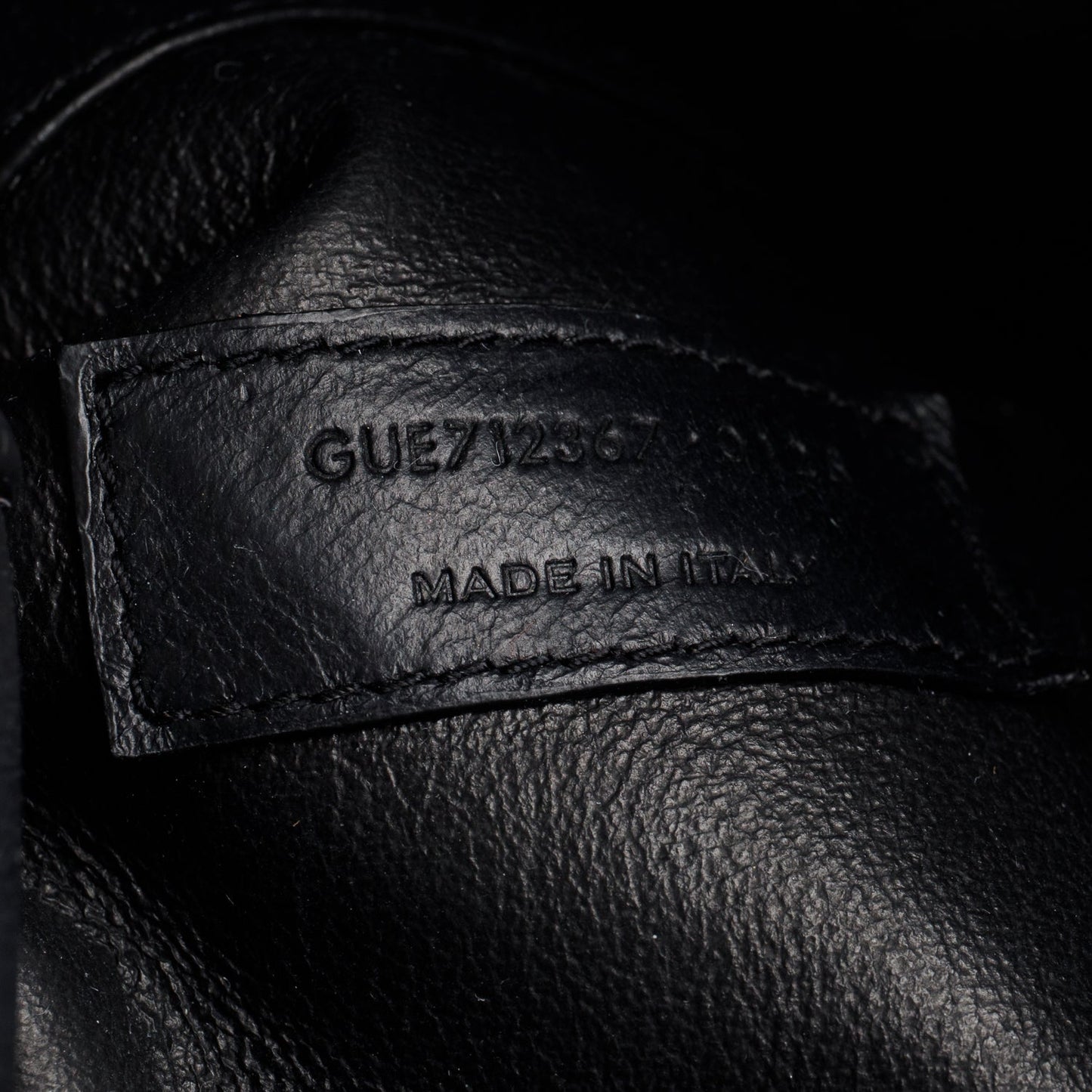 Saint Laurent 2025 Black Croc Embossed Calfskin Mini Toy Shopper Tote