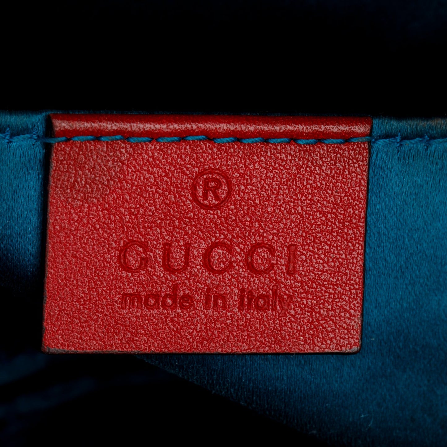 Gucci Red Velvet Matelasse Small GG Marmont Shoulder Bag