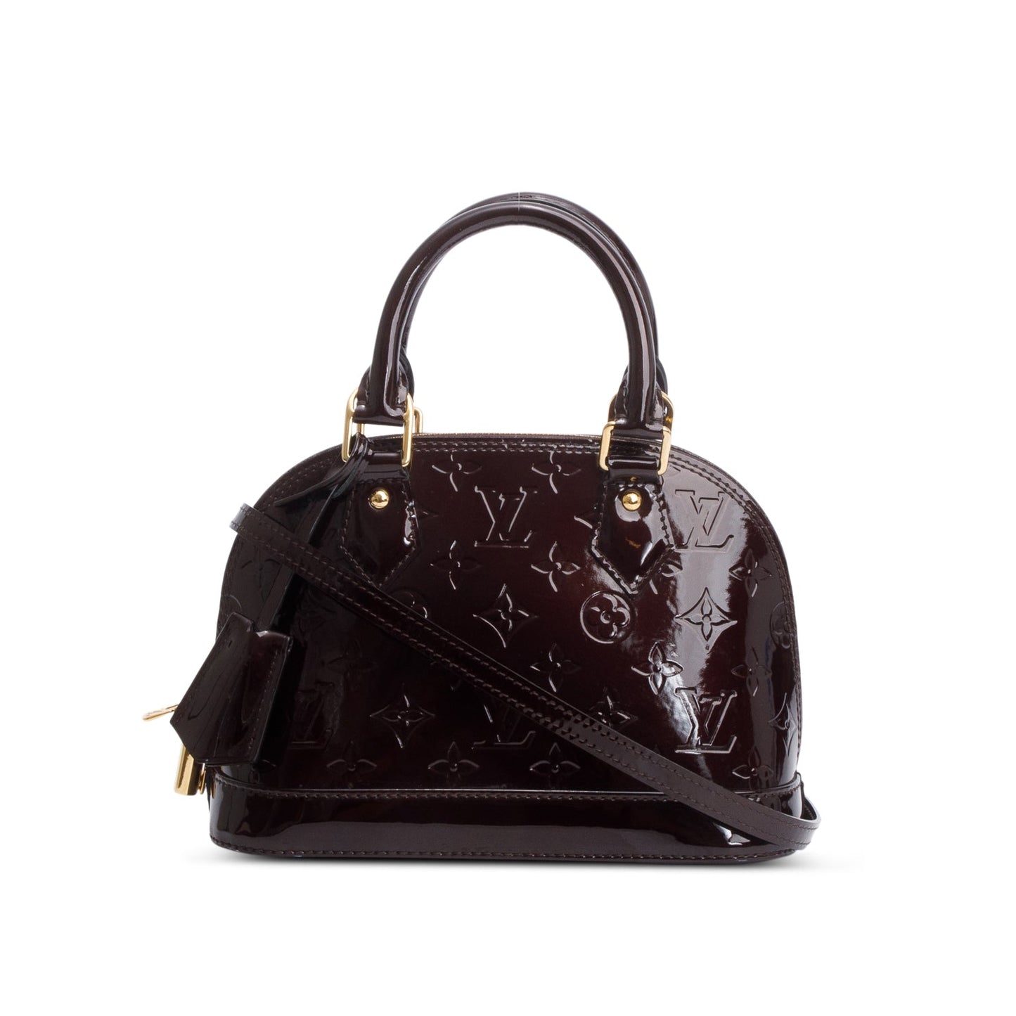 Louis Vuitton Amarante Monogram Vernis Leather Alma BB