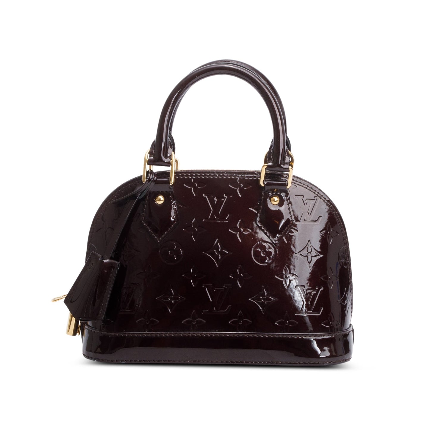 Louis Vuitton Amarante Monogram Vernis Leather Alma BB