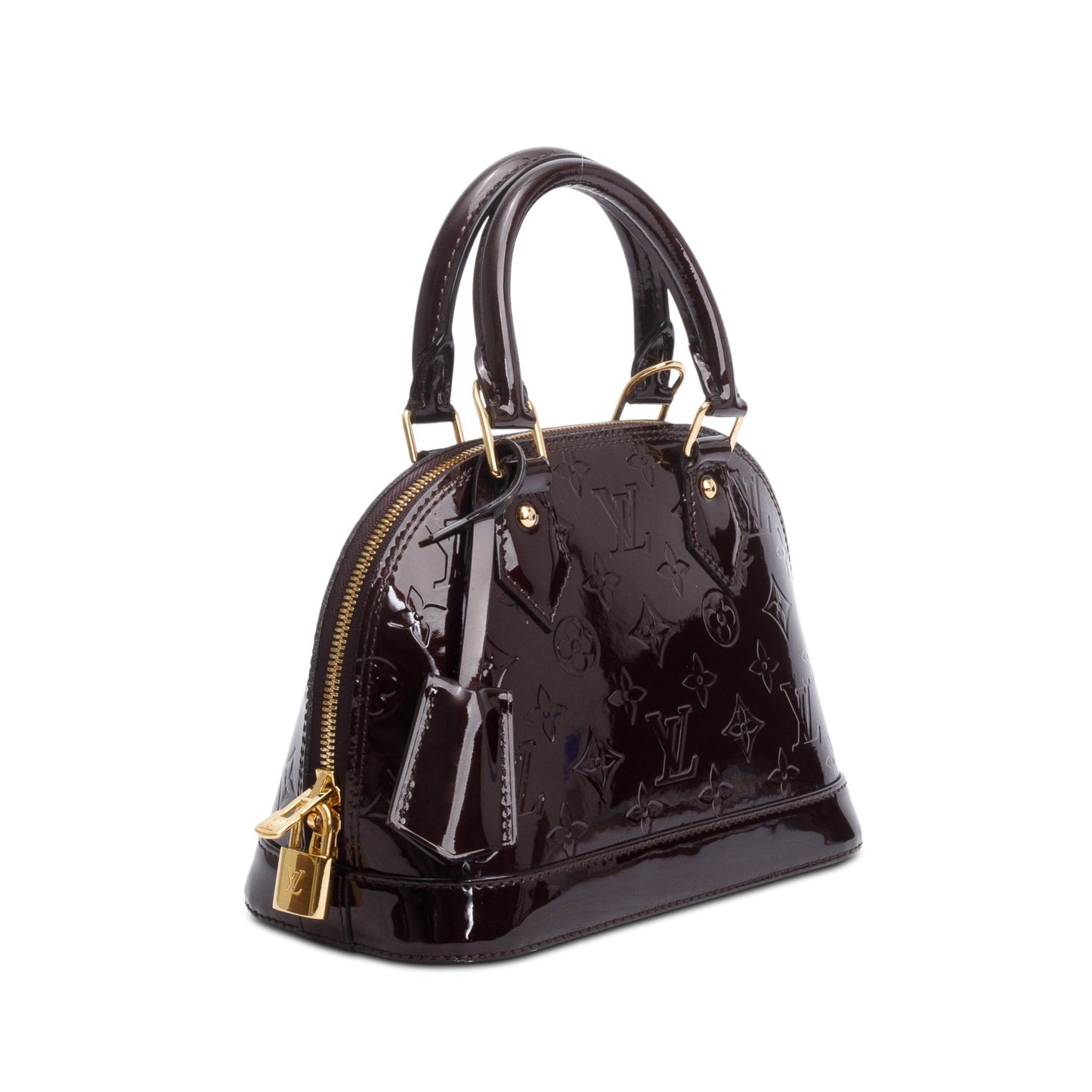 Louis Vuitton Amarante Monogram Vernis Leather Alma BB