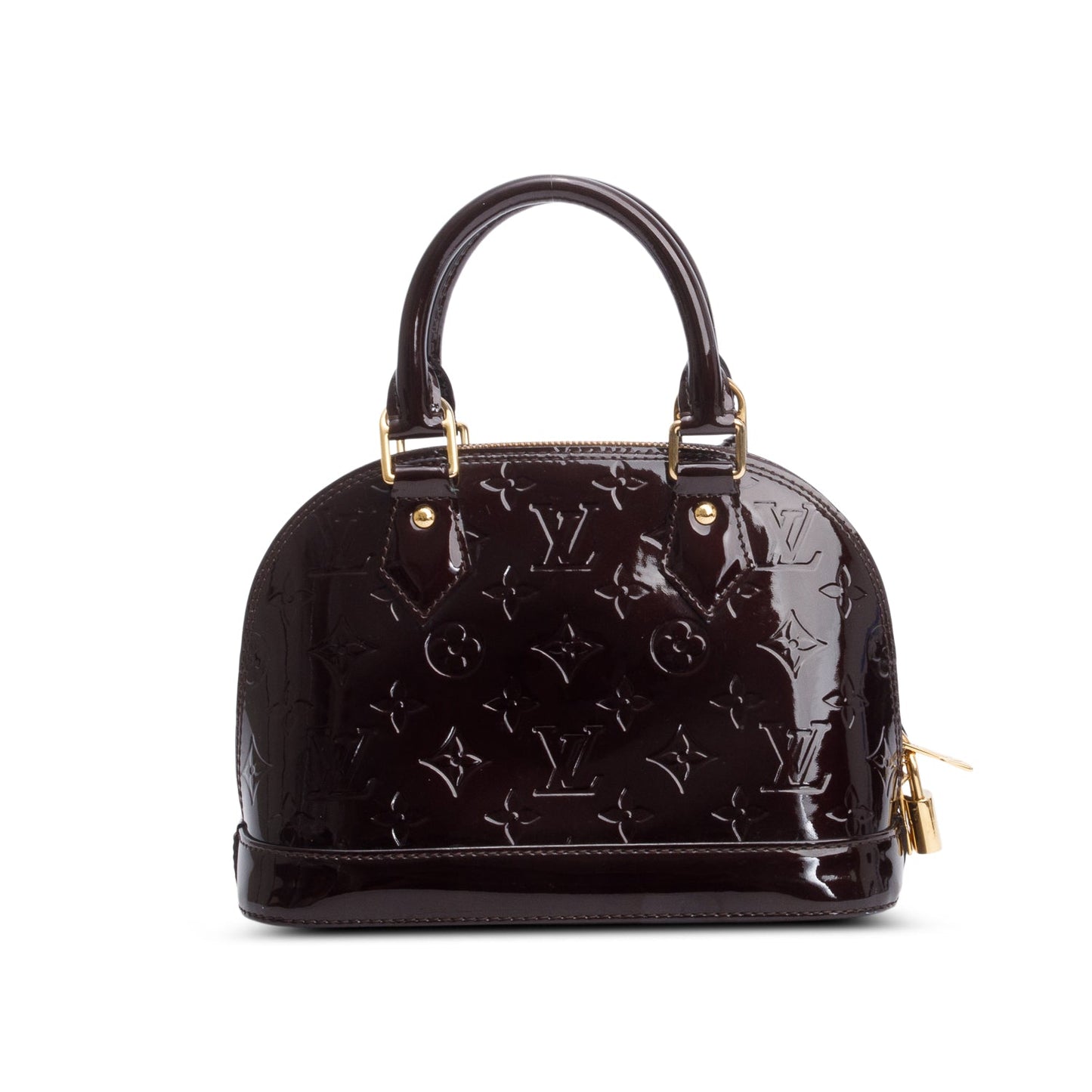 Louis Vuitton Amarante Monogram Vernis Leather Alma BB