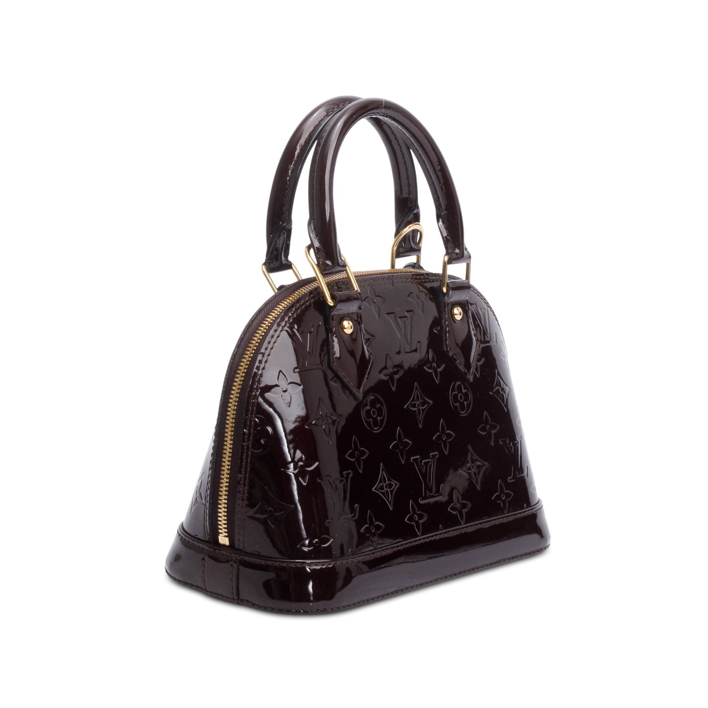 Louis Vuitton Amarante Monogram Vernis Leather Alma BB