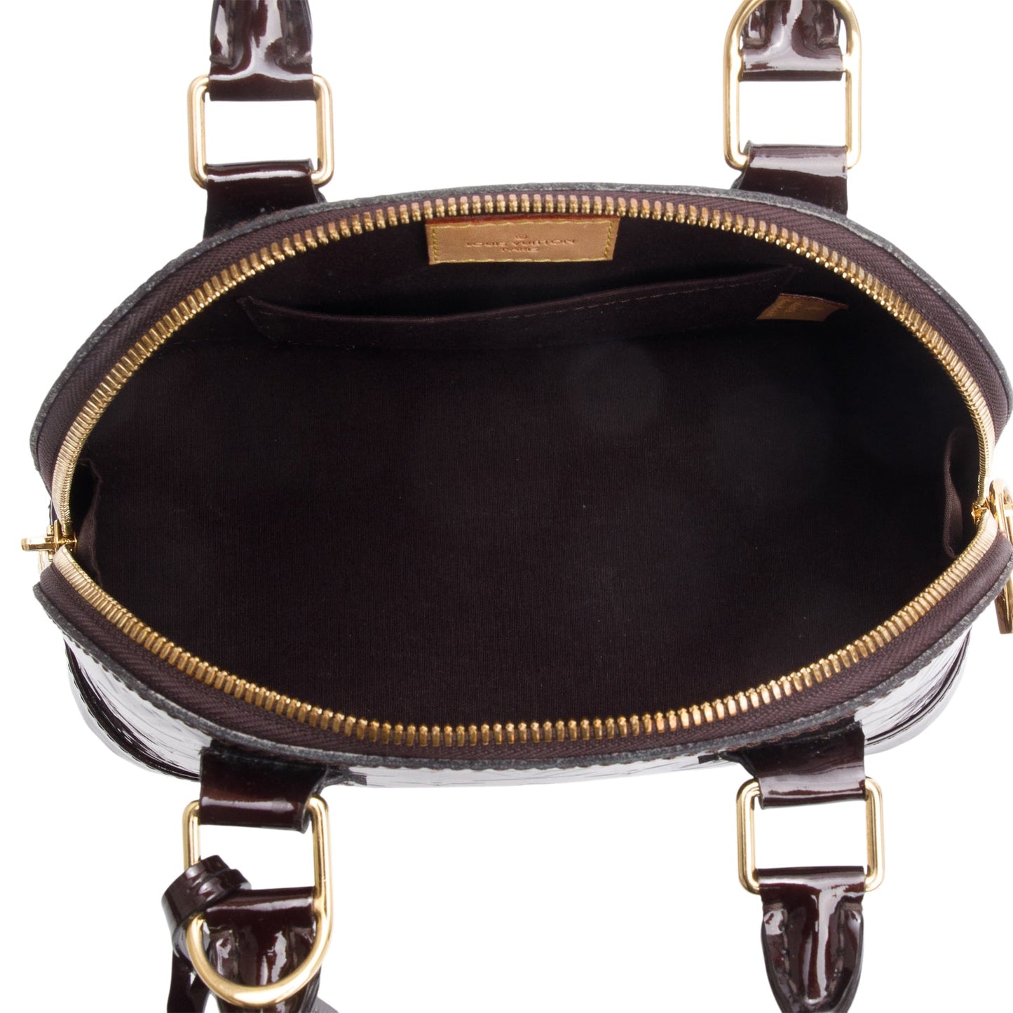 Louis Vuitton Amarante Monogram Vernis Leather Alma BB