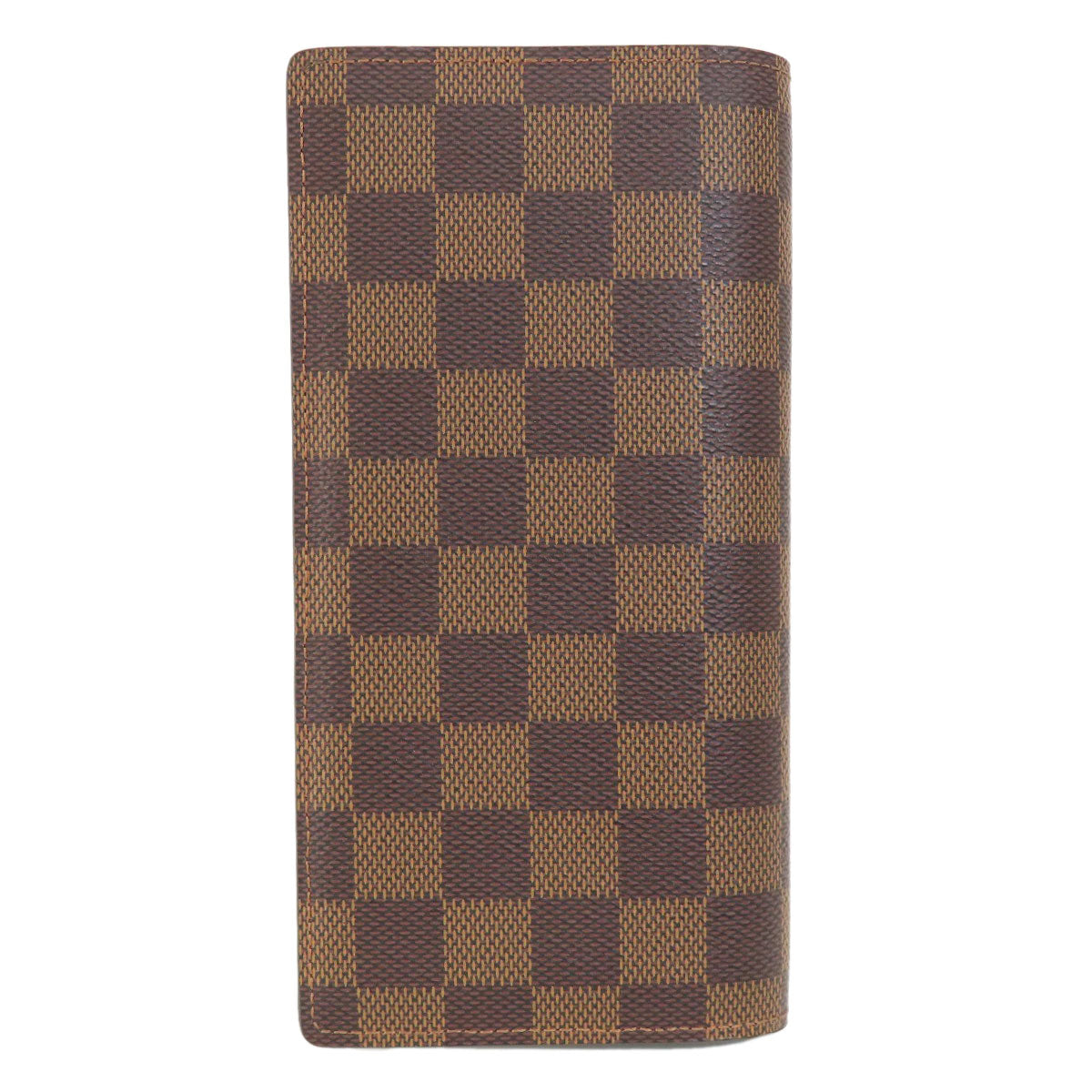 LOUIS VUITTON Long Wallet Purse N60017 Damier canvas Brown Portefeuilleï¿½EBrazza Former mens
