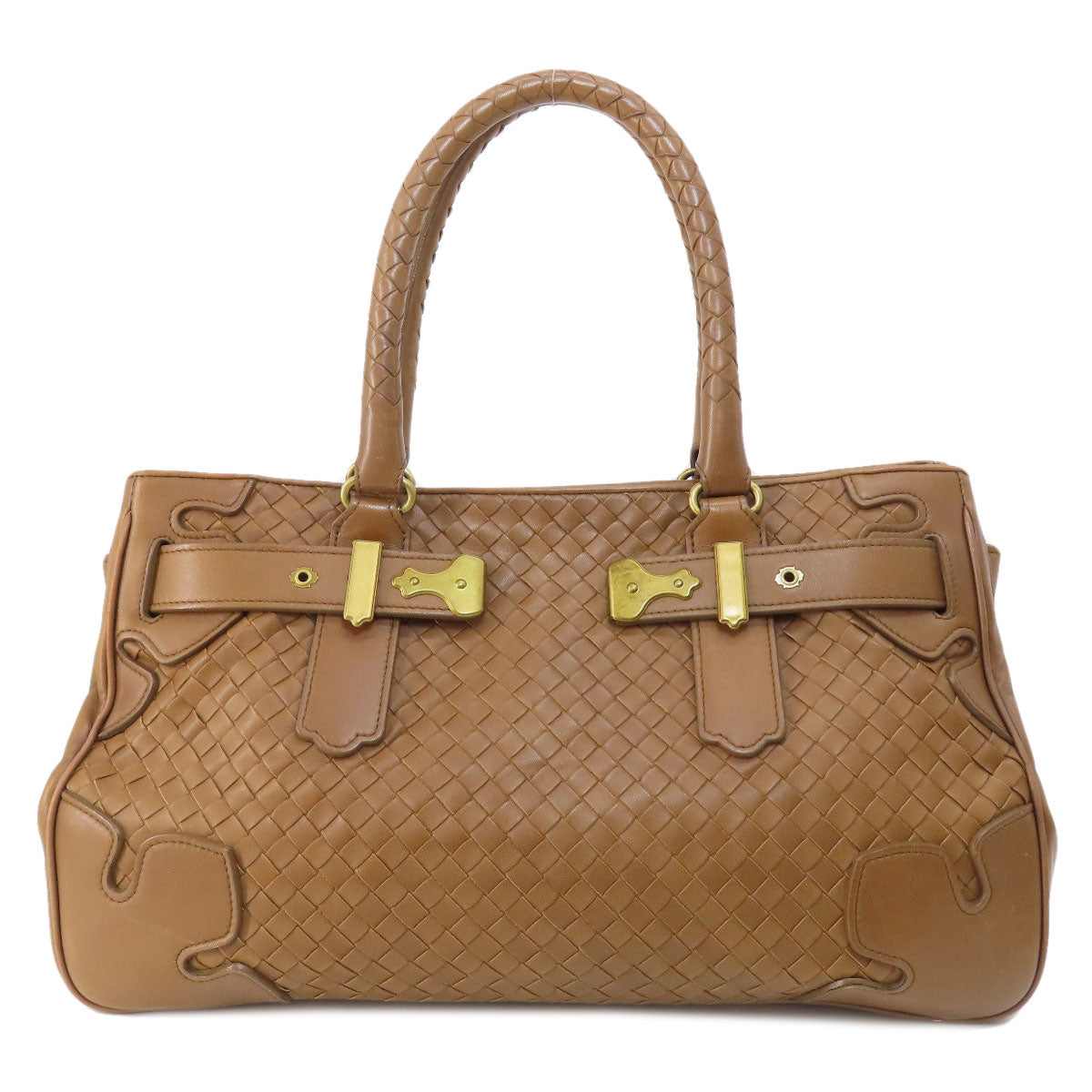 BOTTEGAVENETA Tote Bag leather Brown