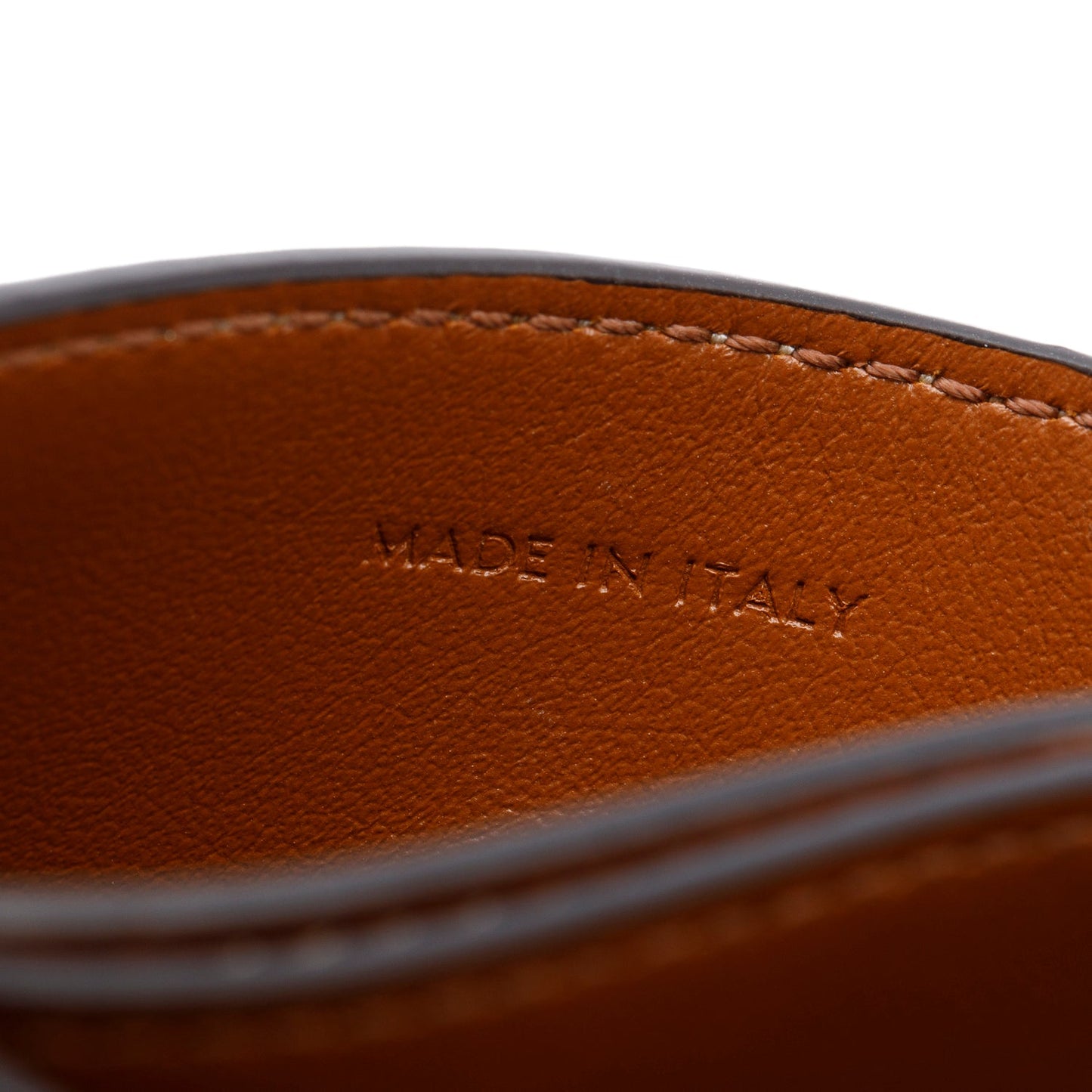 Celine 2025 Tan Supple Grained Calfskin Leather Accordeon Card Holder Nino