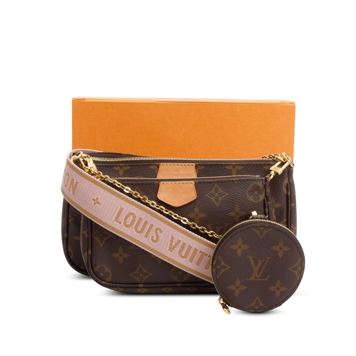 Louis Vuitton Monogram Rose Multi-Pochette Accessoires