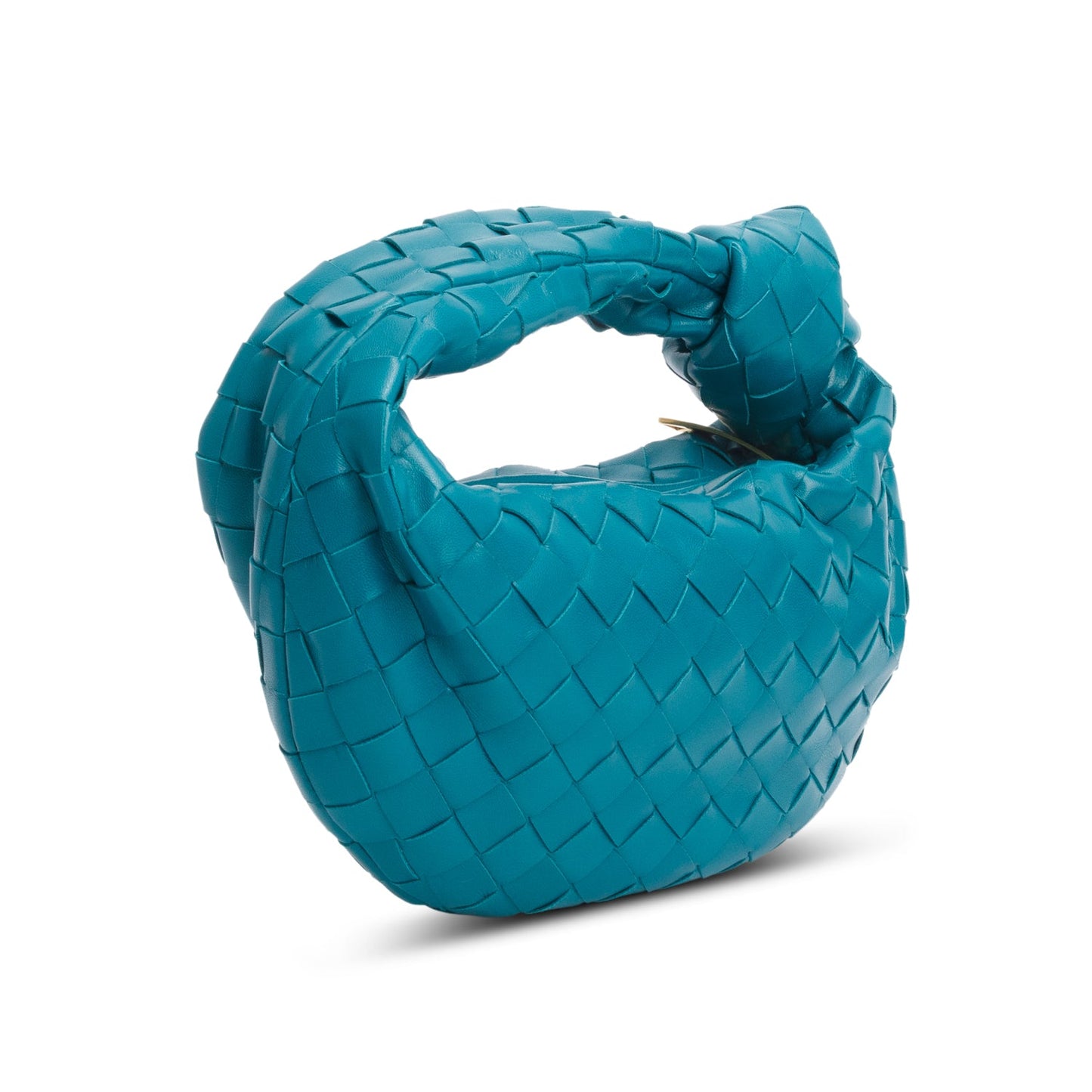 Bottega Veneta Teal Lambskin Intrecciato Mini Jodie