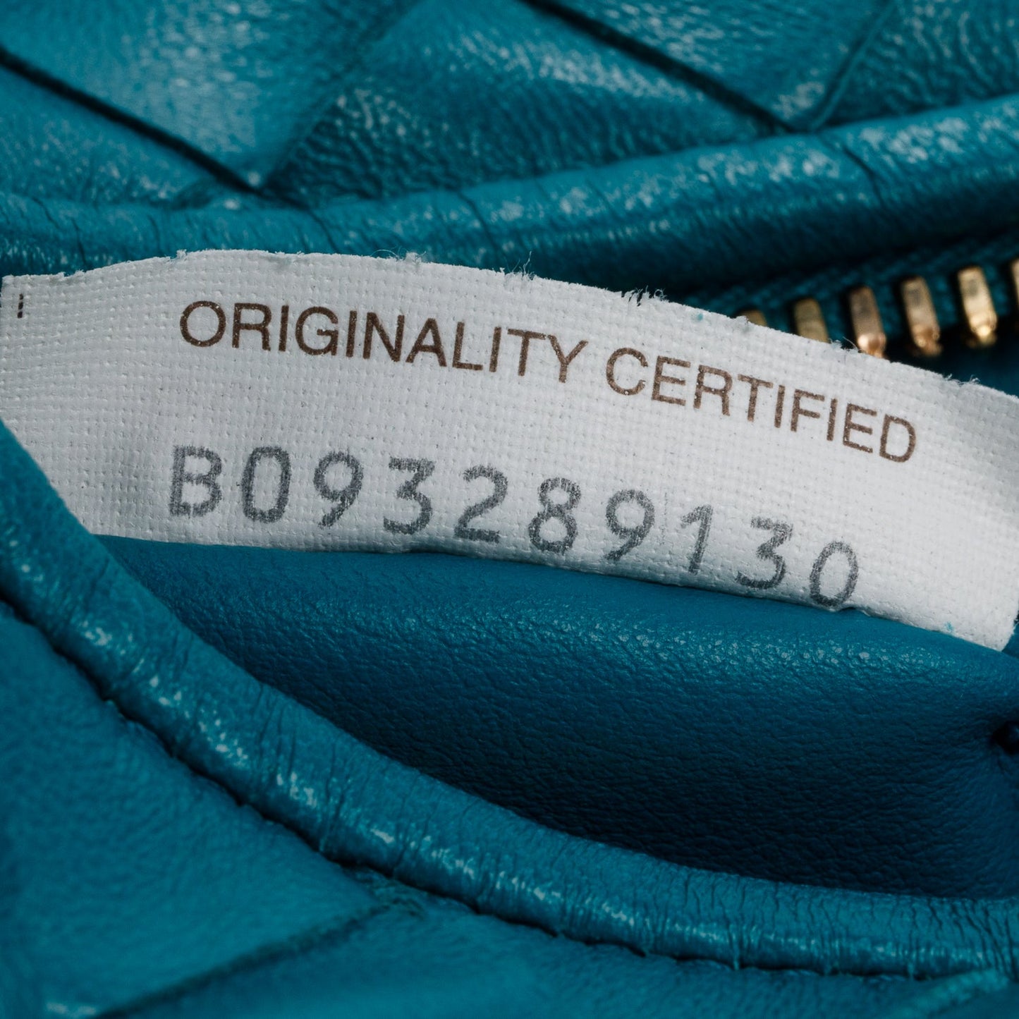 Bottega Veneta Teal Lambskin Intrecciato Mini Jodie