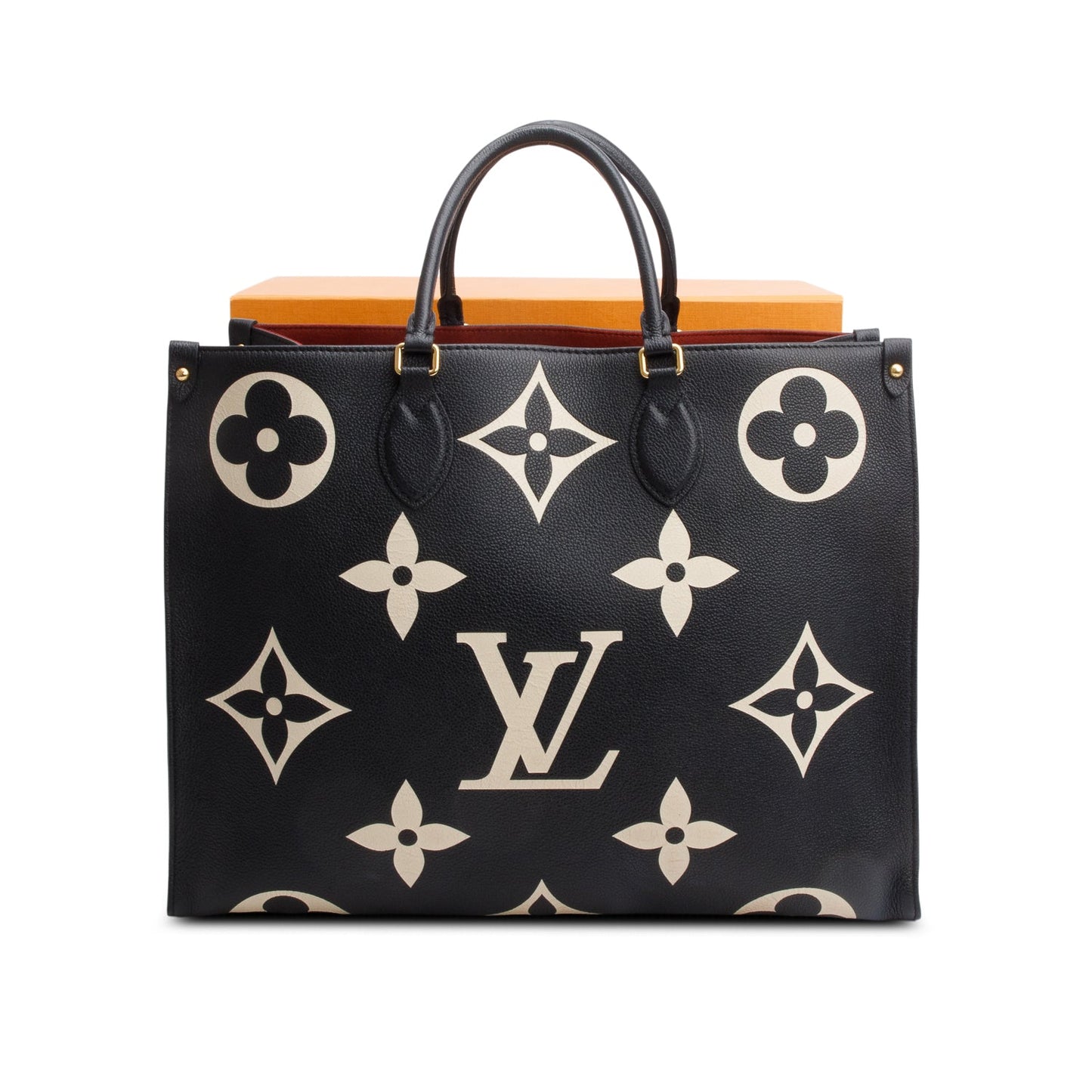 Louis Vuitton Bicolor Monogram Empreinte Leather OnTheGo MM