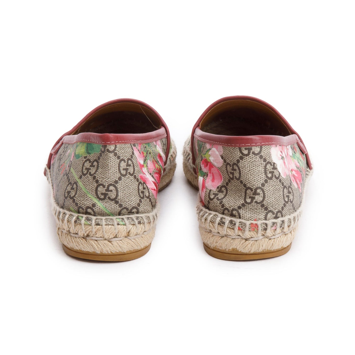 Gucci GG Supreme Blooms Espadrille, Size 38.5