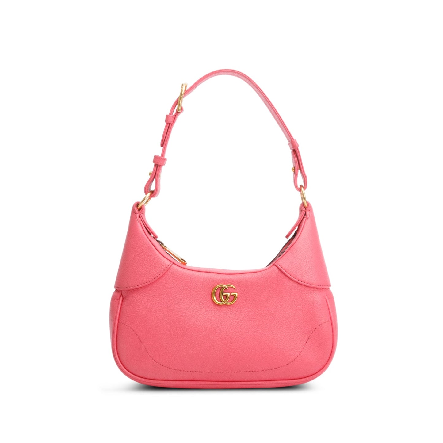 Gucci 2024 Pink Goatskin Small Aphrodite Shoulder Bag
