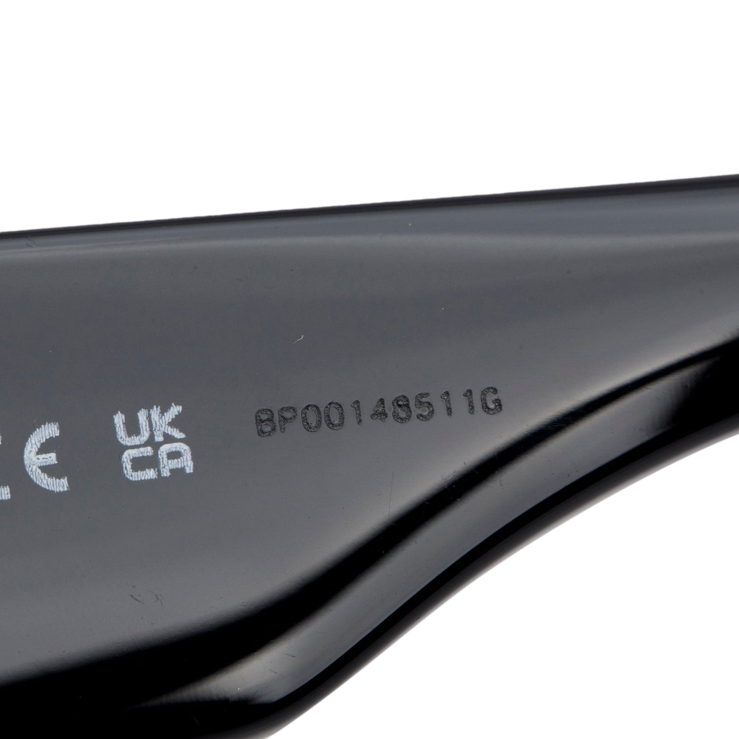 Prada SPRA13 Black Oval Acetate Sunglasses
