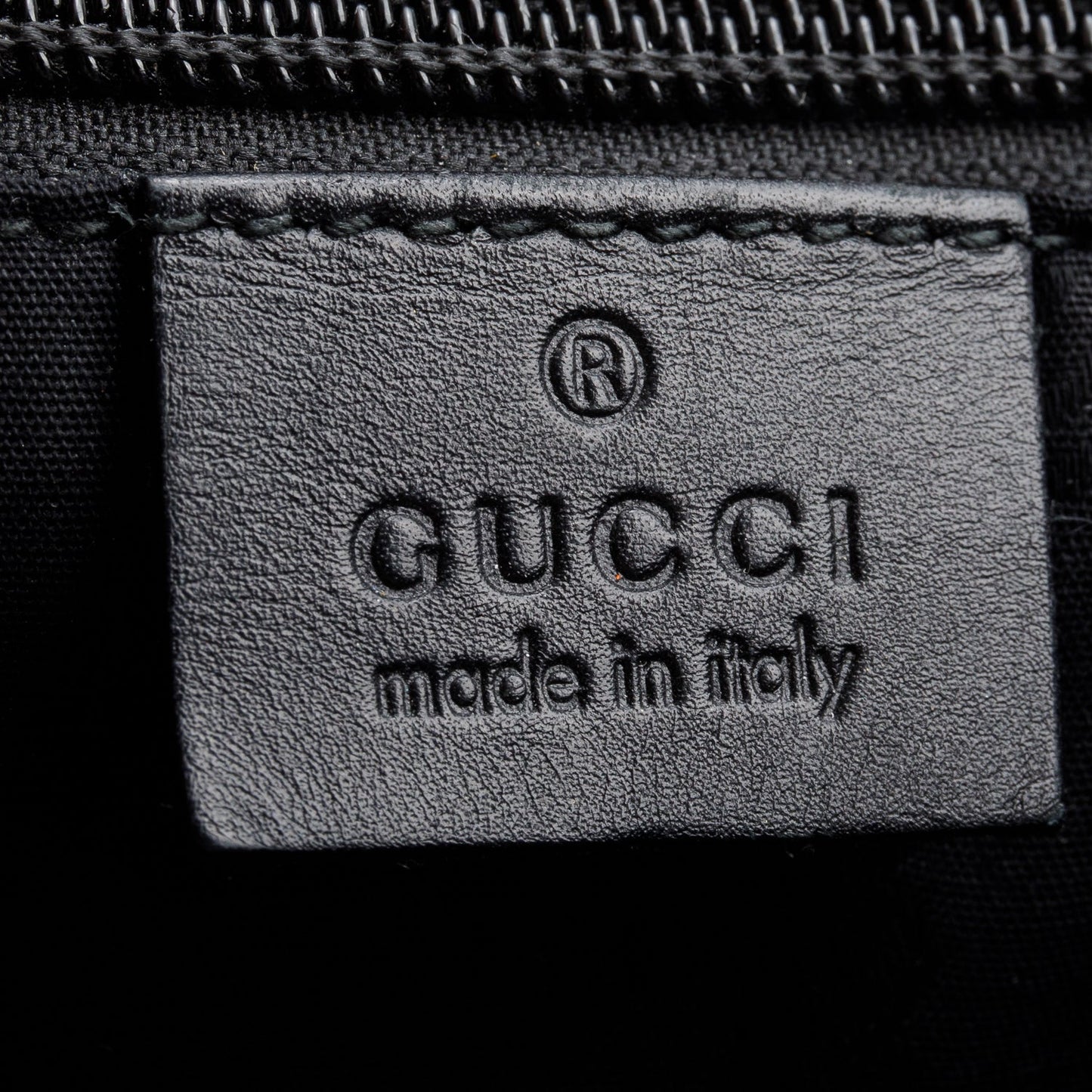 Gucci Black Imprime Monogram Medium Web 500 Double Buckle Flap Messenger Bag